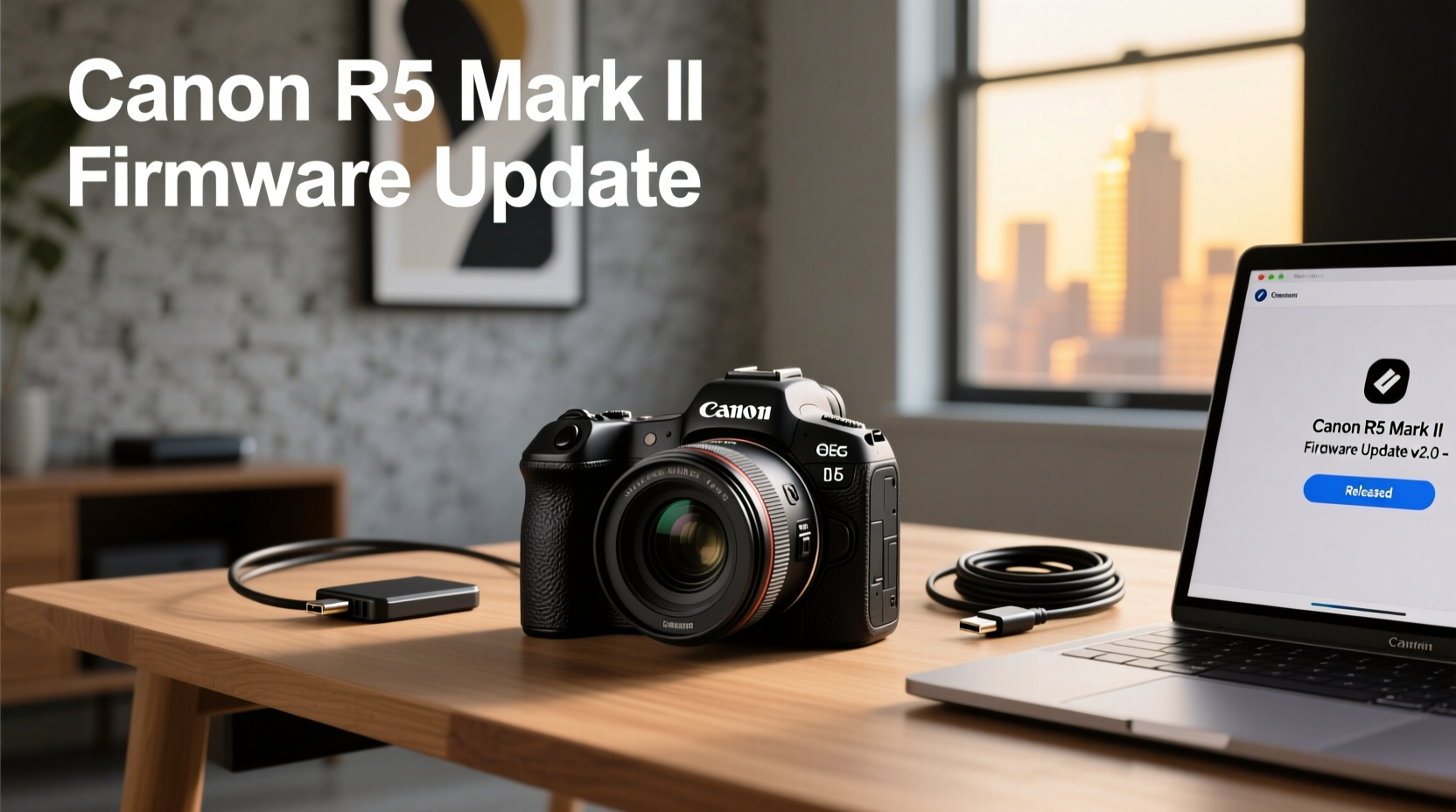 How to Update Canon R5 Mark II Firmware Safely in 2025