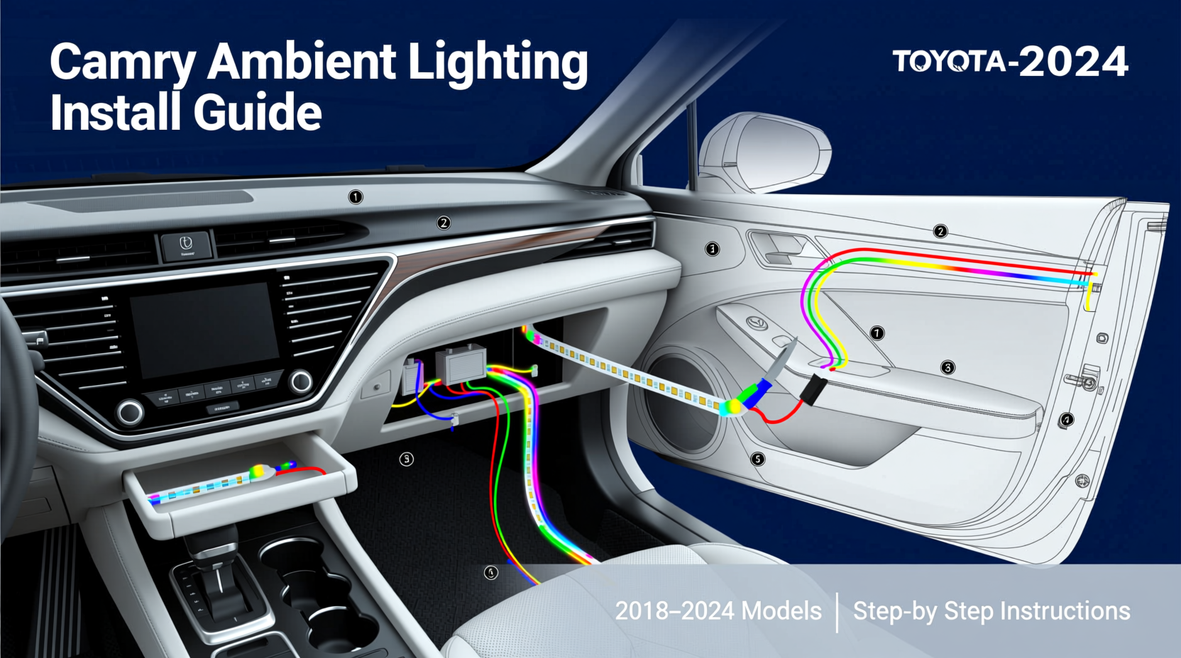 camry ambient lighting install guide
