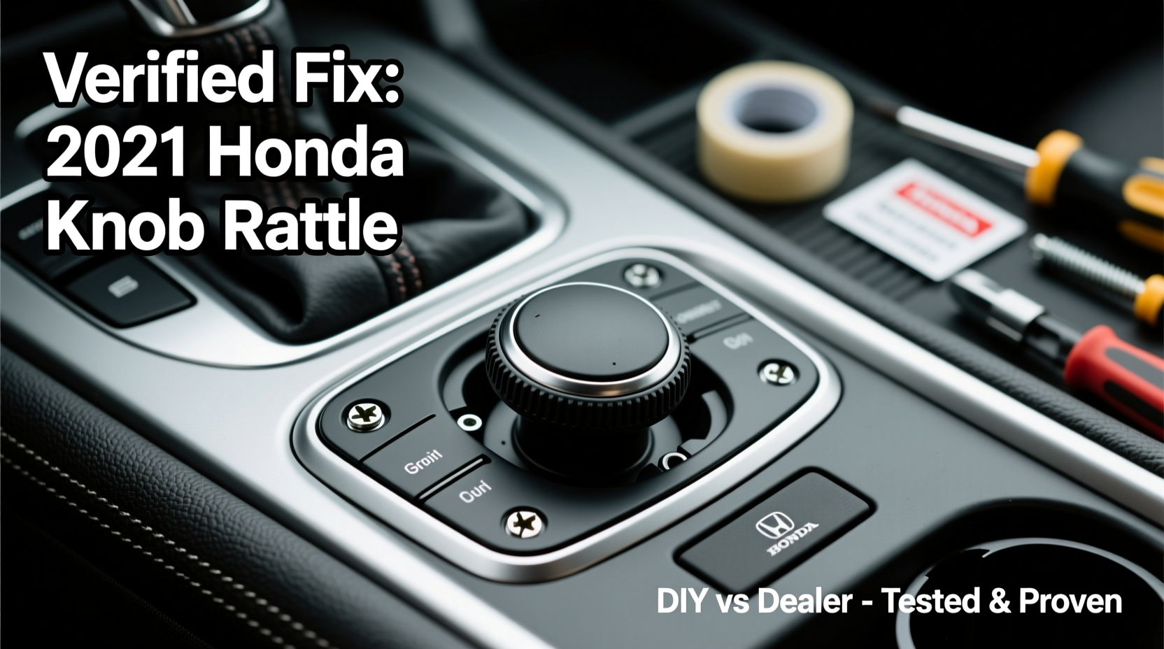 honda 2021 knob rattle fix