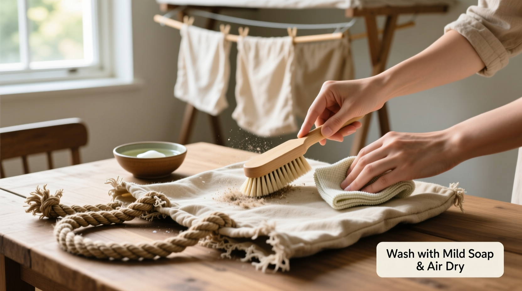 effective methods to clean and maintain your woven cotton rope bag for long lasting use