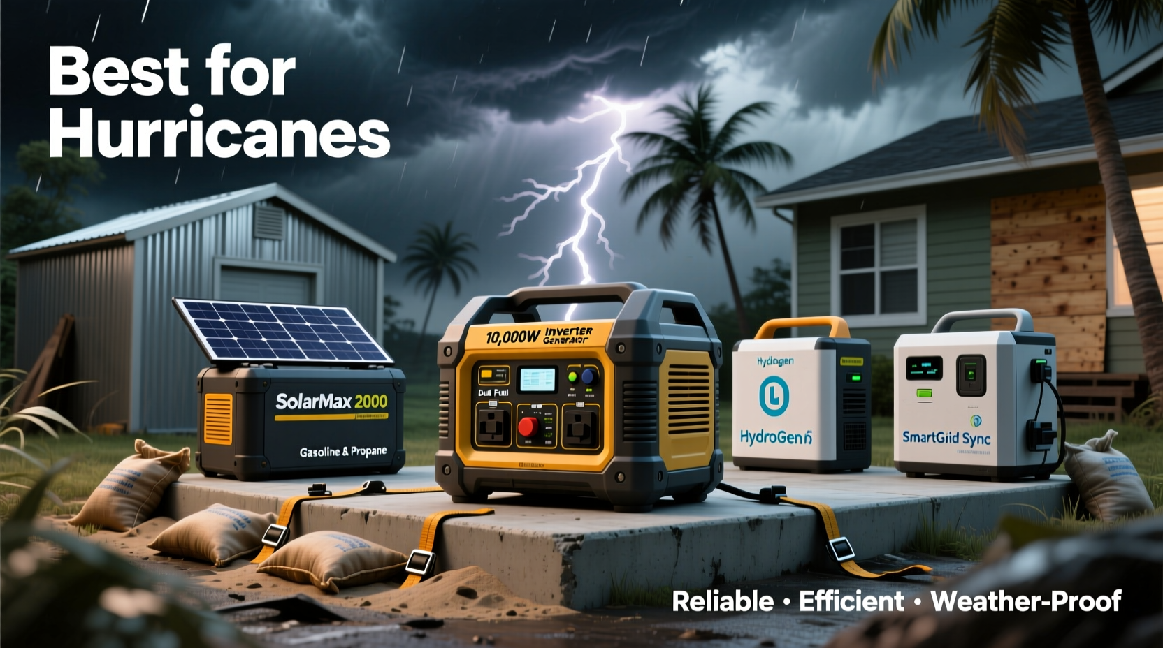reliable and efficient options for the best generator for hurricane preparedness