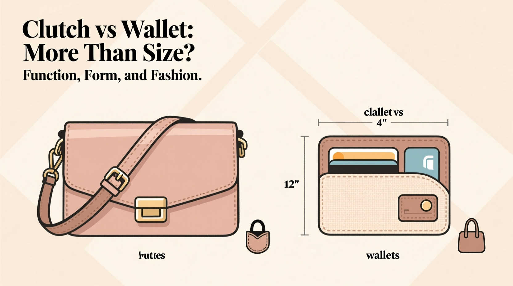 clutch vs wallet are clutches just big wallets or is there more to it