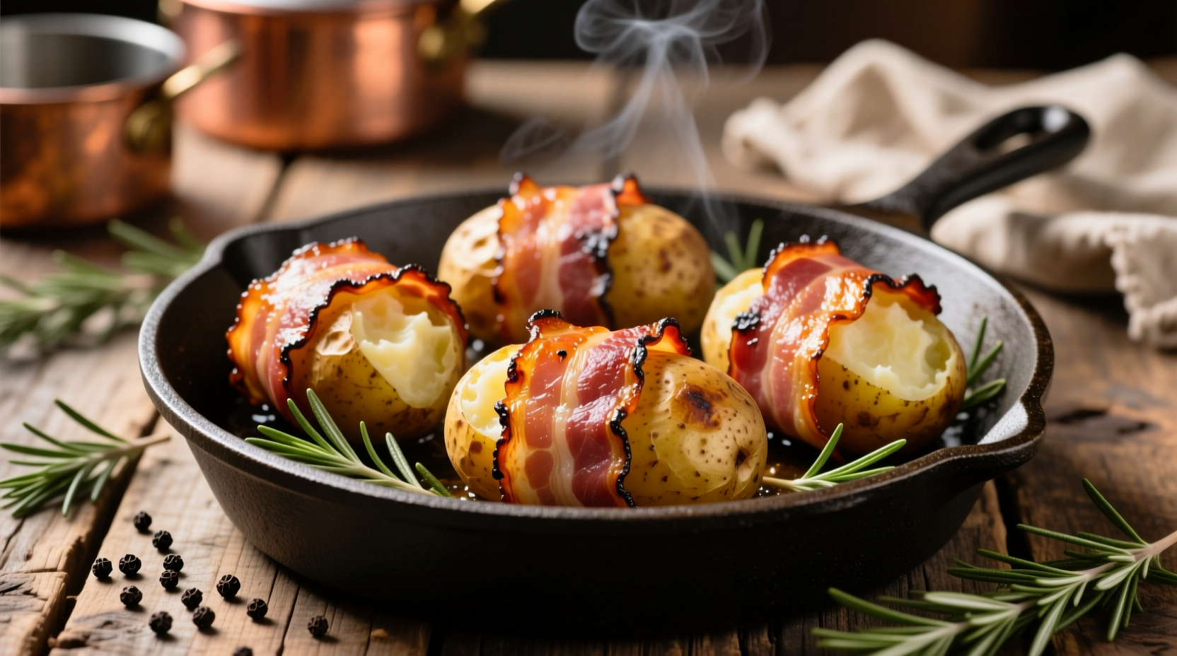 bacon wrapped potatoes