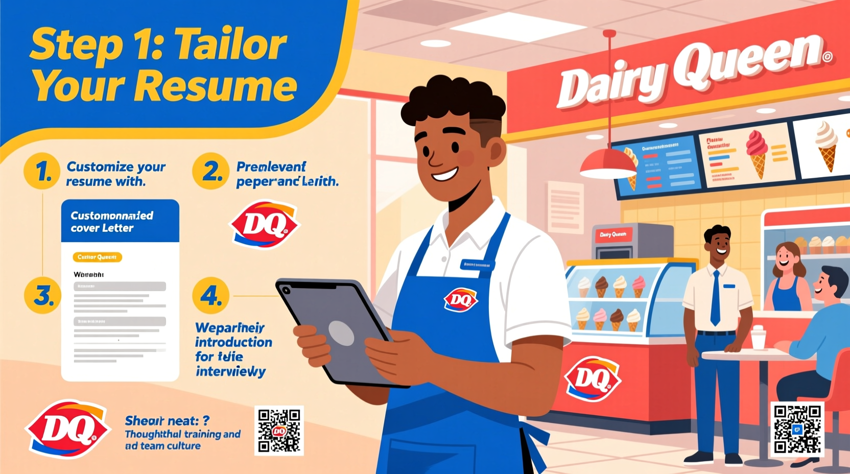 step by step guide how to successfully apply to dairy queen and stand out