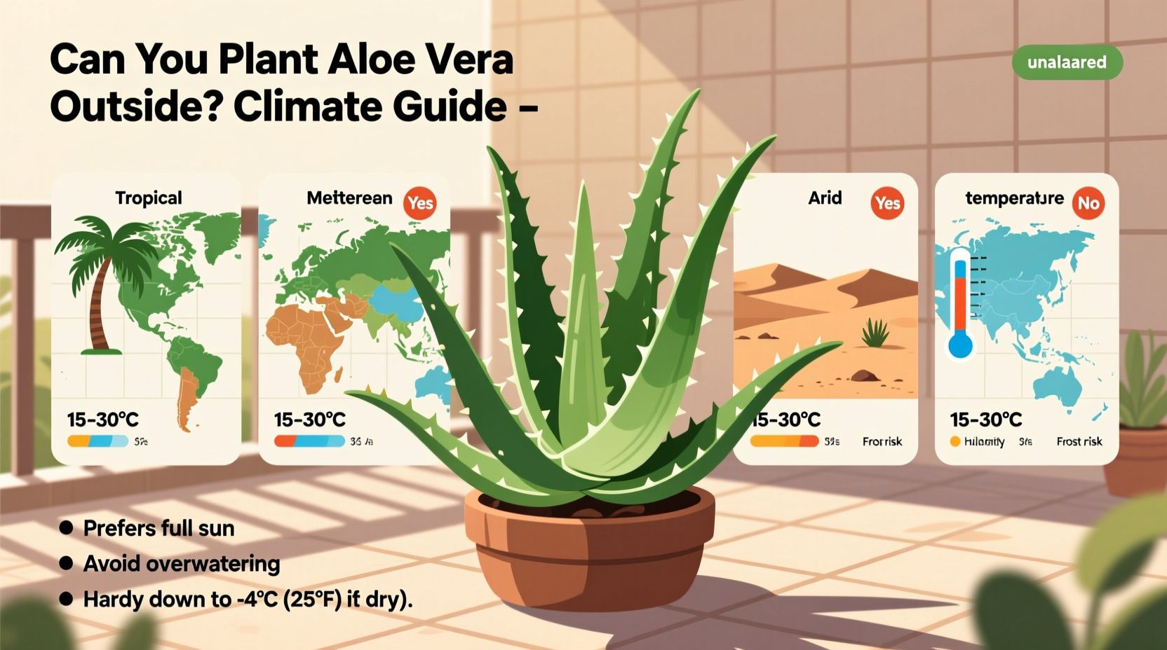 Can You Plant Aloe Vera Outside? Climate Guide