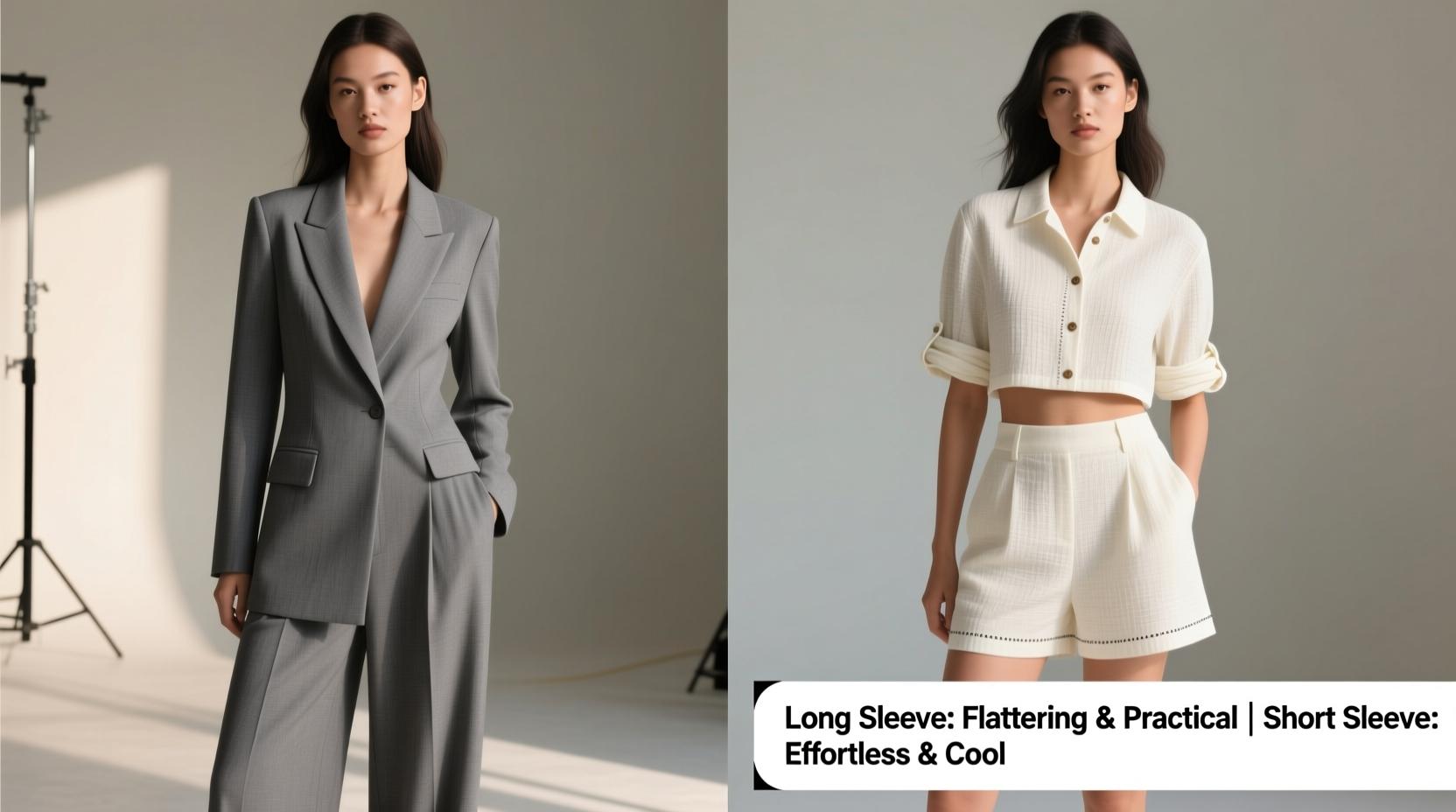 long sleeve vs short sleeve two piece sets which one is actually more flattering and practical