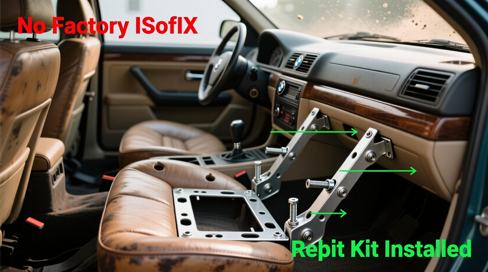 e46 rear seats isofix legal