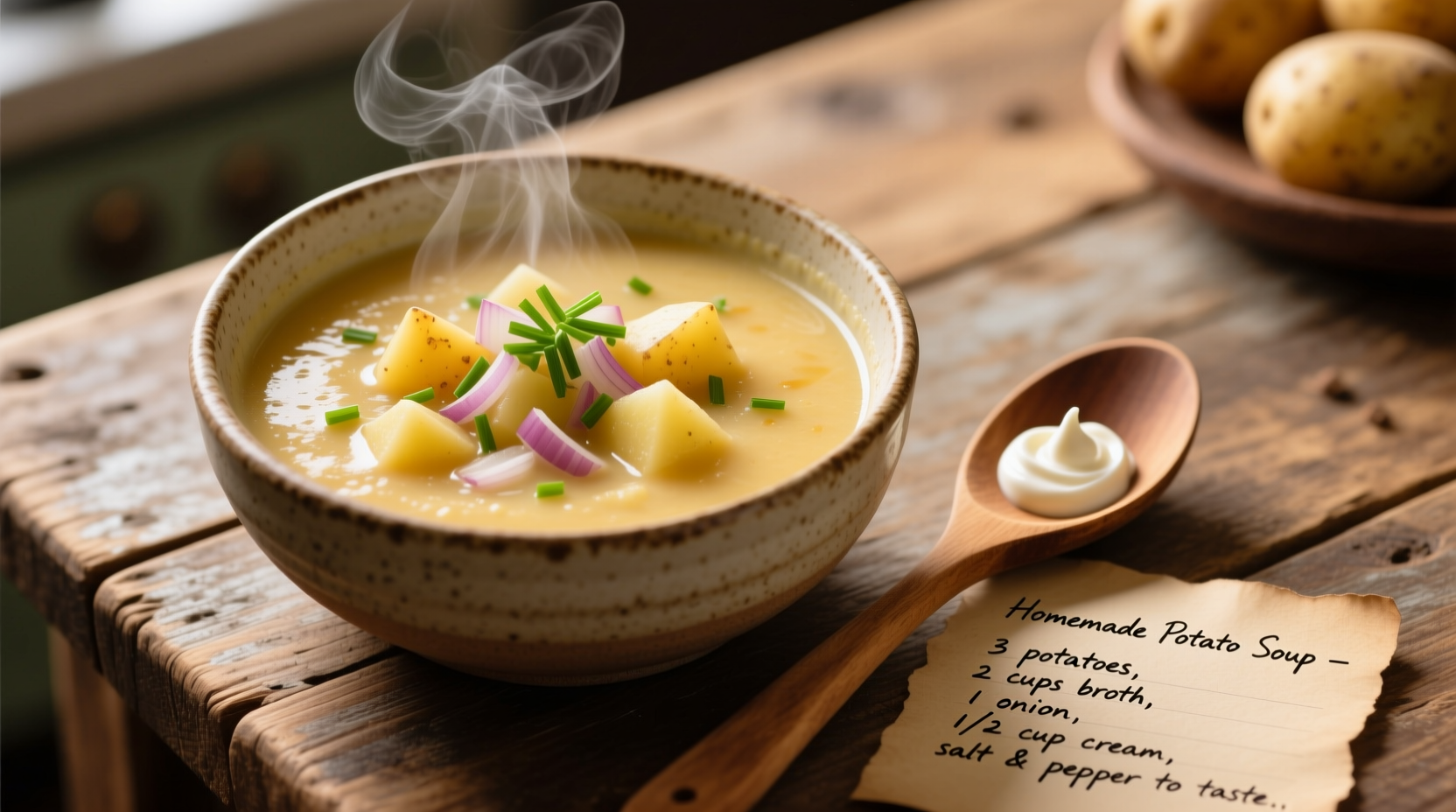 recipe homemade potato soup