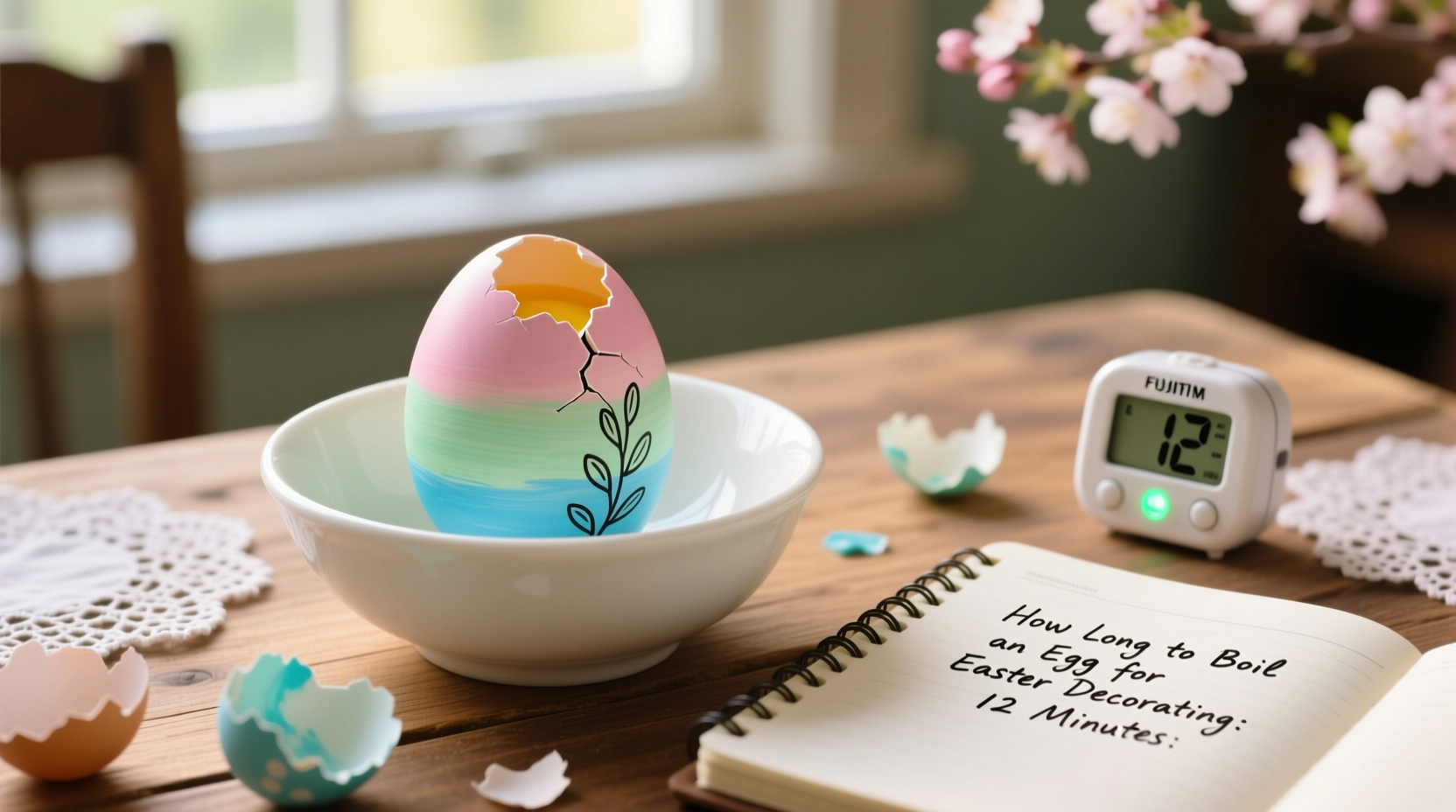 How Long to Boil an Egg for Easter Decorating: 12 Minutes