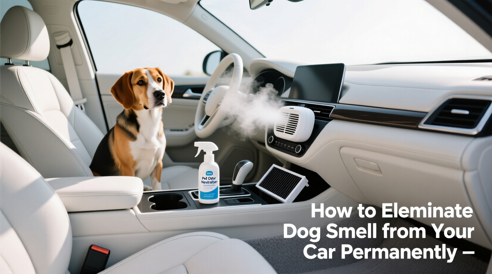 how do you get rid of dog smell in car