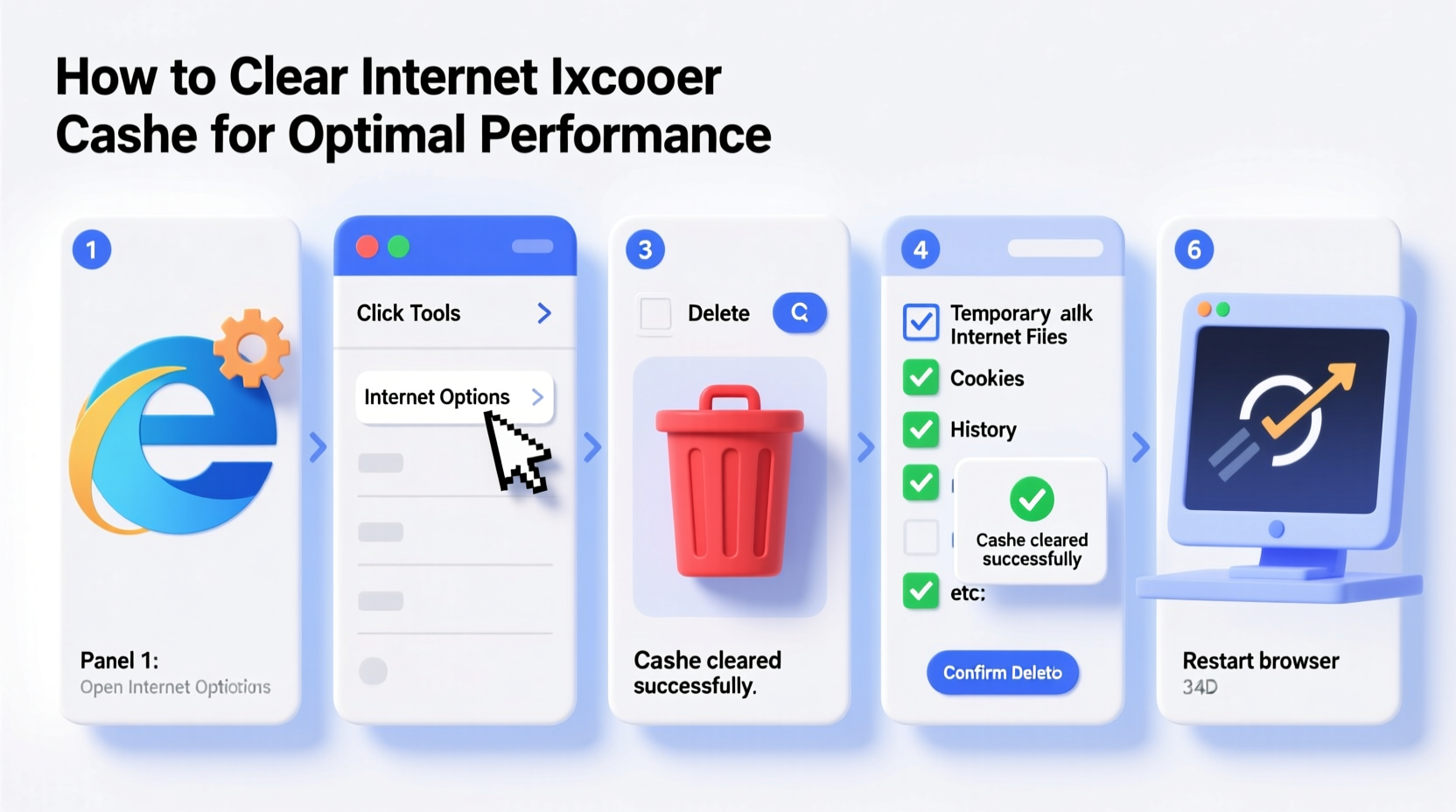 effective steps to thoroughly clear internet explorer cache for better performance