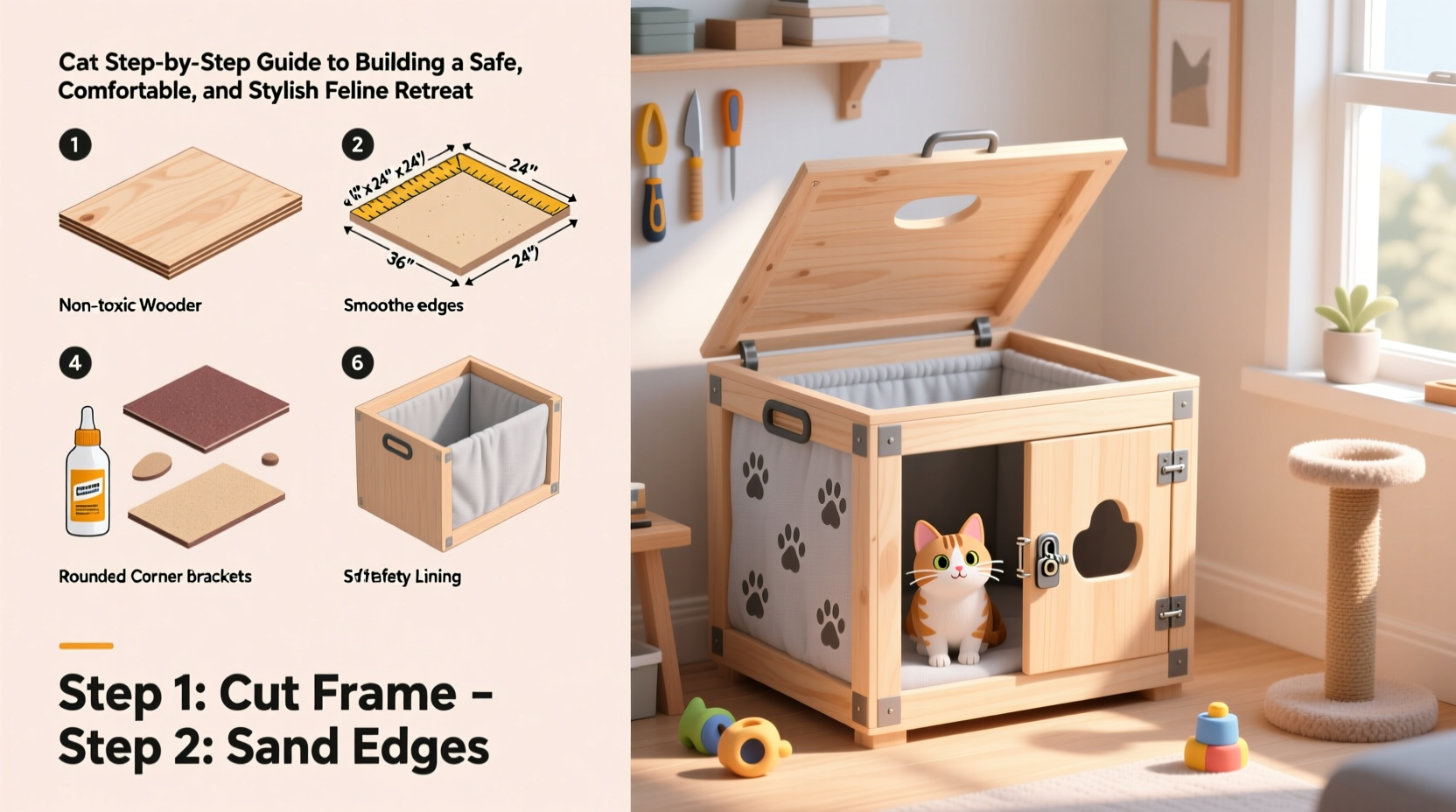diy cat crate a step by step guide to building a safe and comfortable space for your cat
