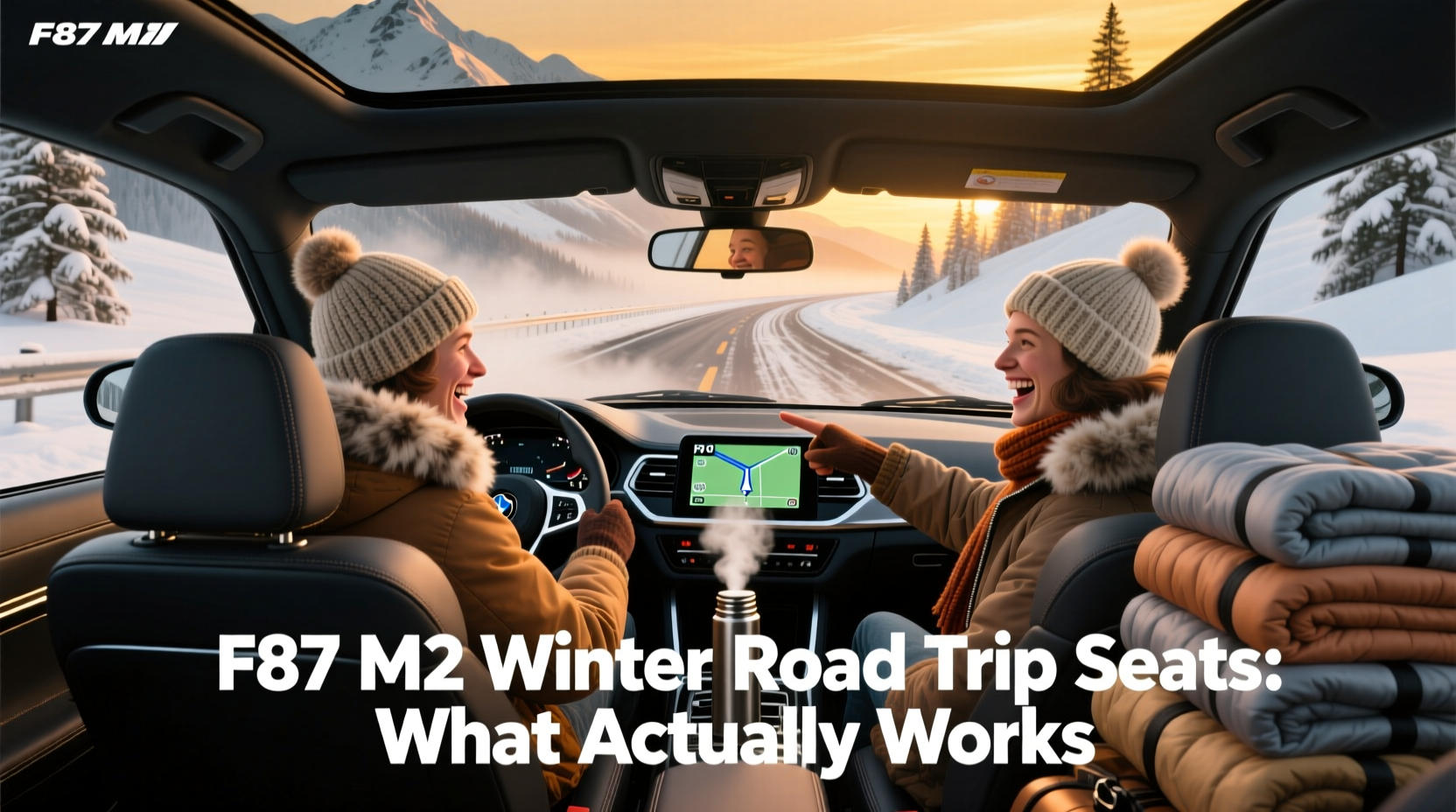 f87 m2 road trip seats winter