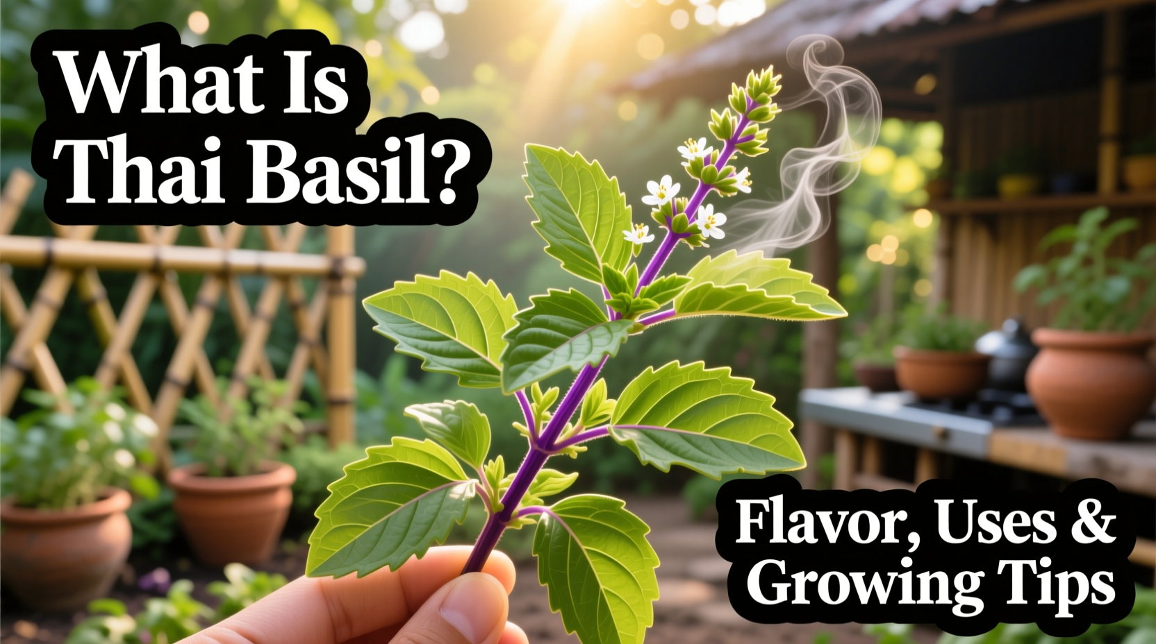 What Is Thai Basil? Flavor, Uses & Growing Tips