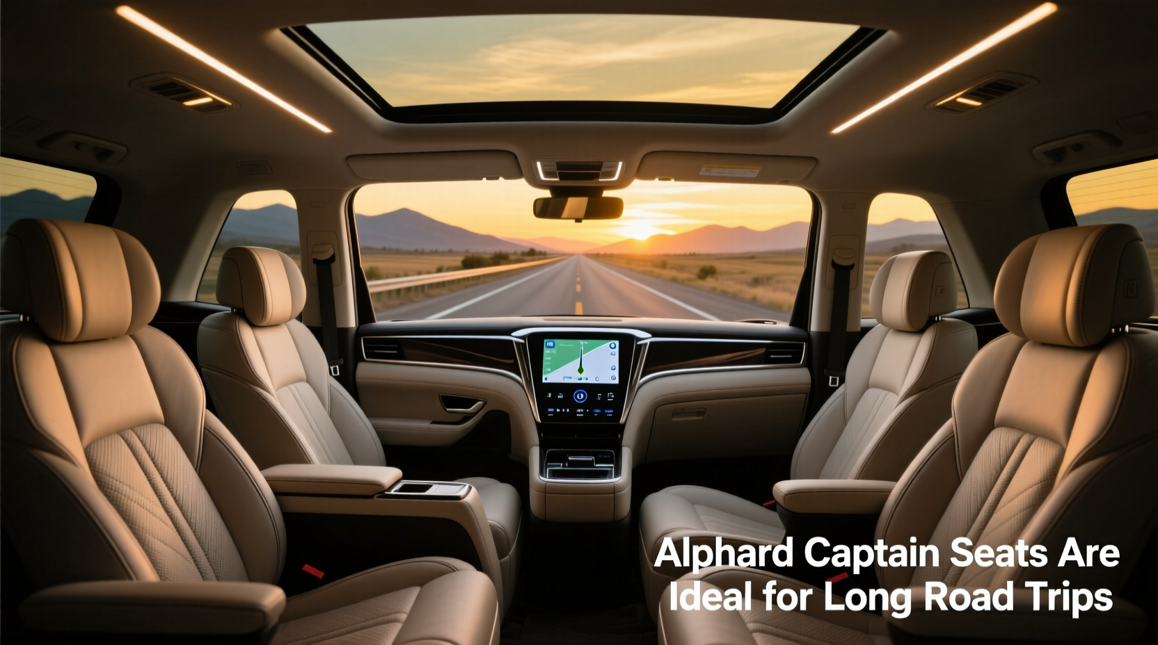 alphard captain seats road trips