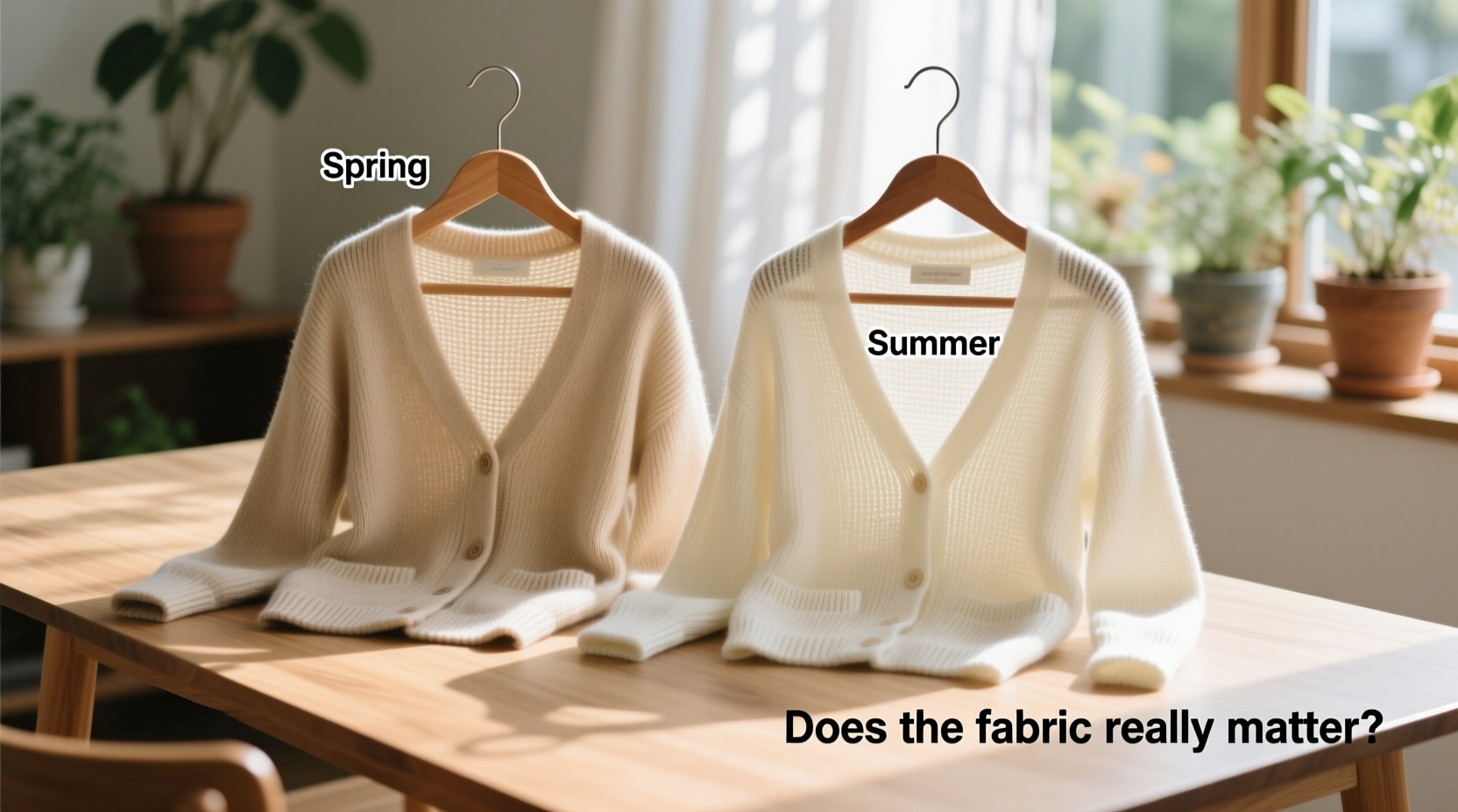 spring cardigans vs summer cardigans does the fabric really matter