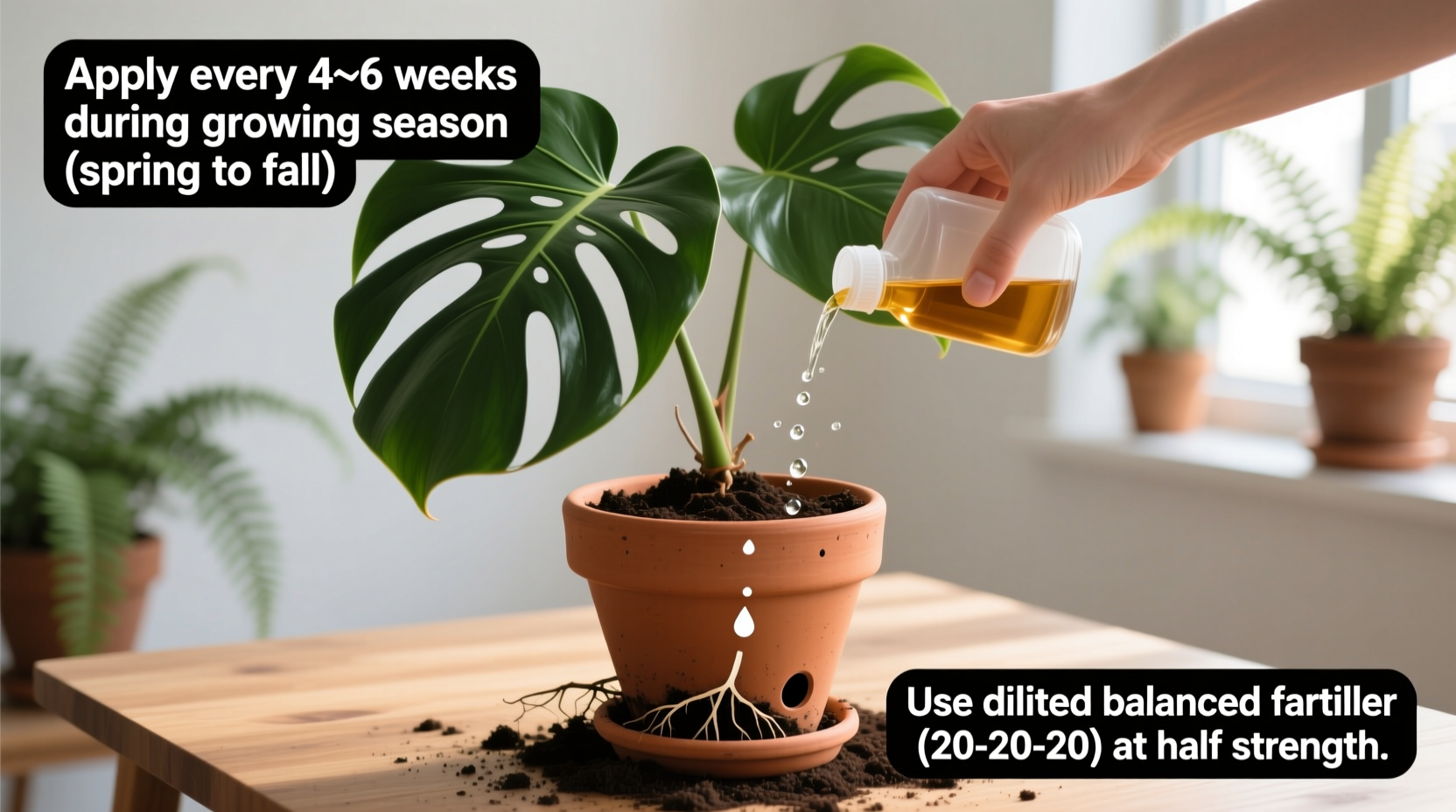 How to Fertilize Monstera Properly