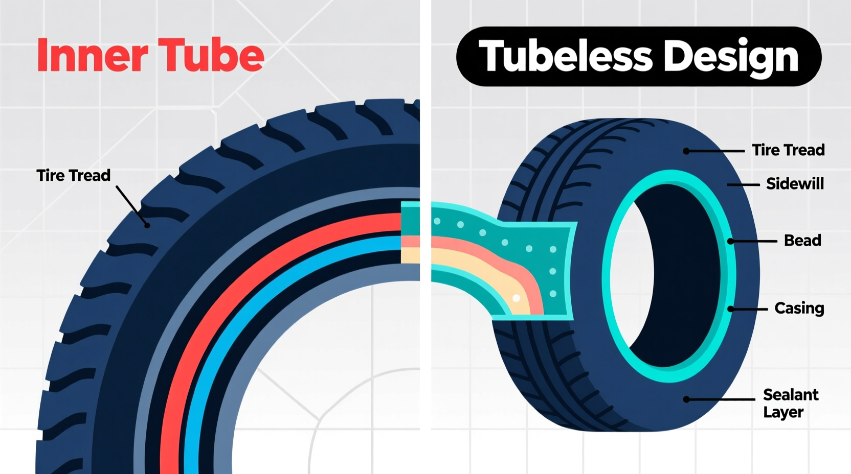 do car tyres have tubes