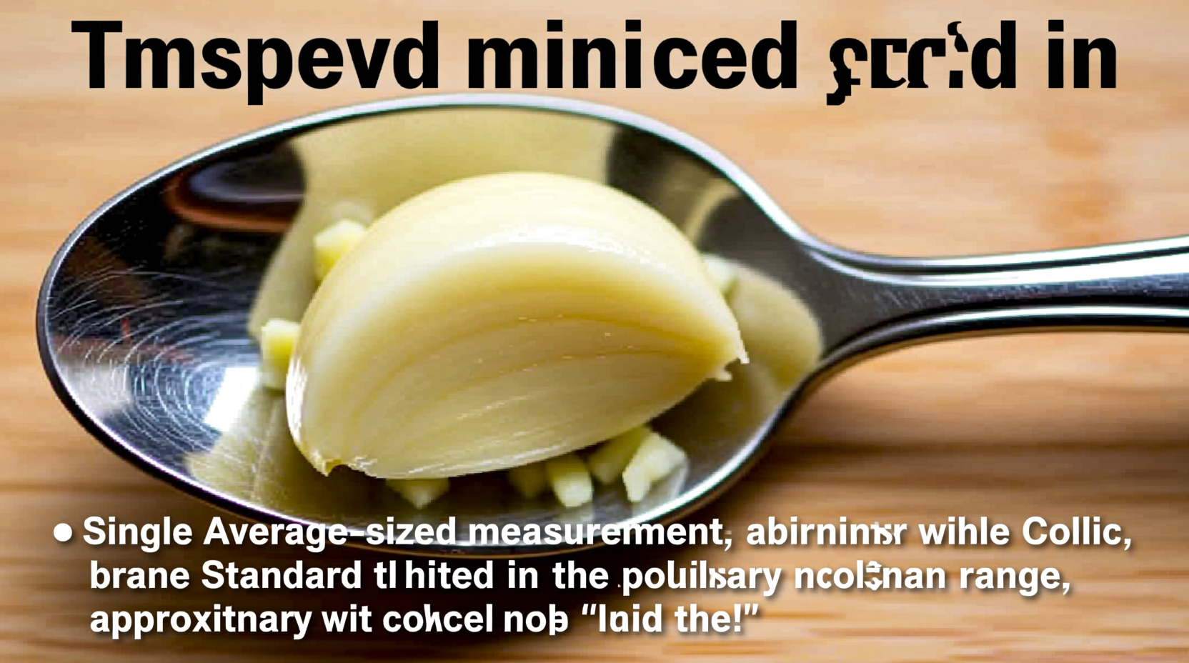 How Many Teaspoons of Minced Garlic in a Clove: Exact Conversion