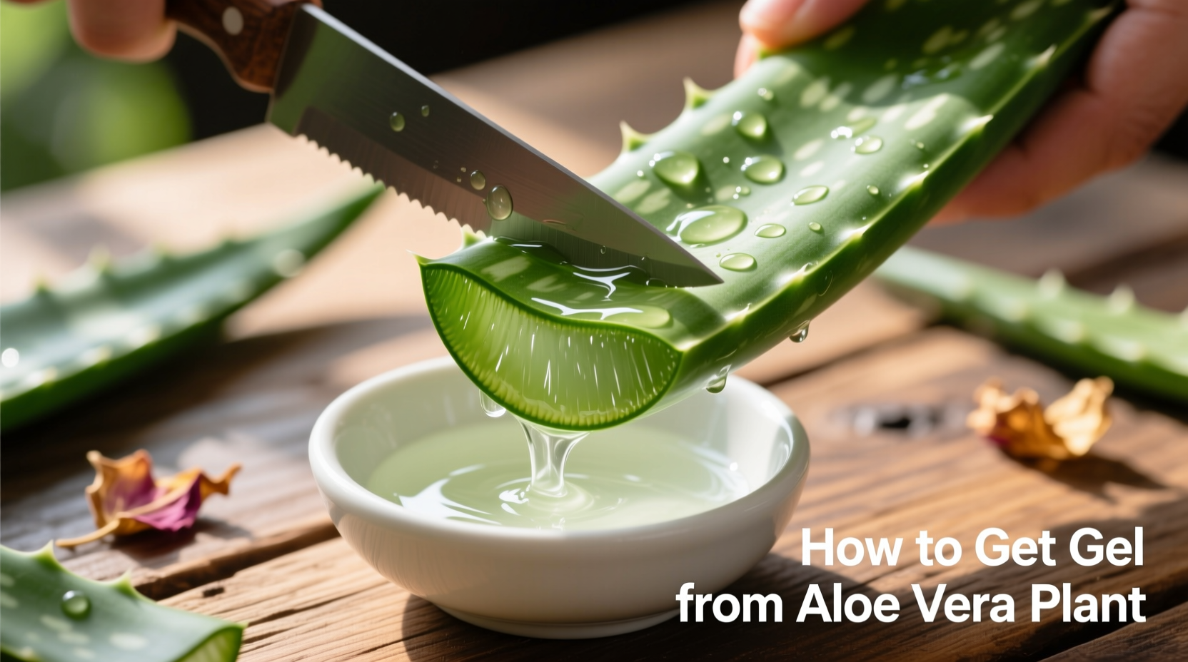 How to Get Gel from Aloe Vera Plant