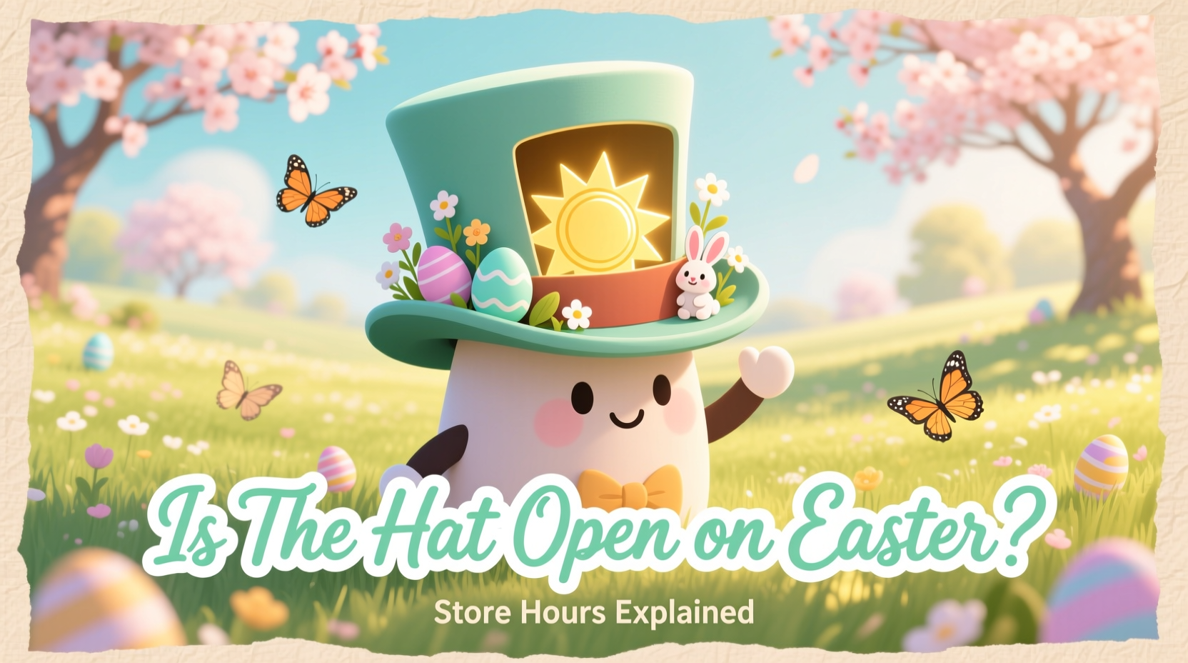 is the hat open on easter
