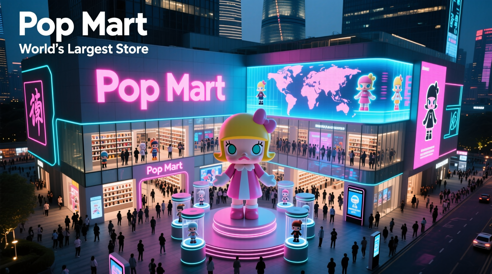 where is the biggest pop mart in the world