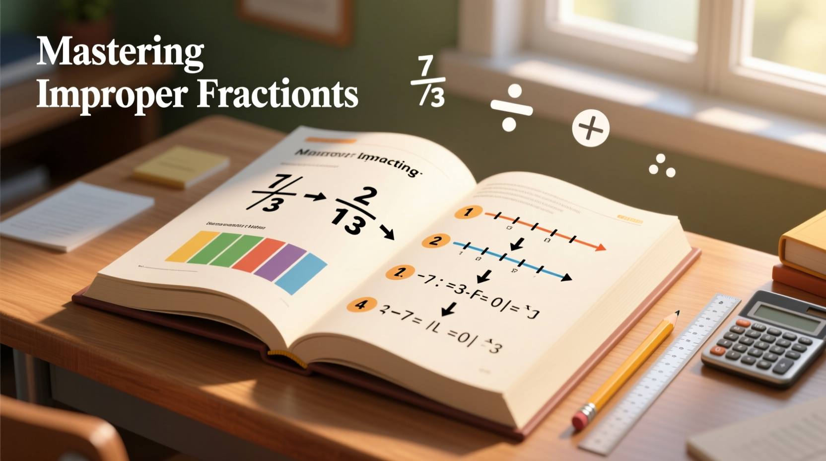 mastering improper fractions a step by step guide to converting them into mixed numbers