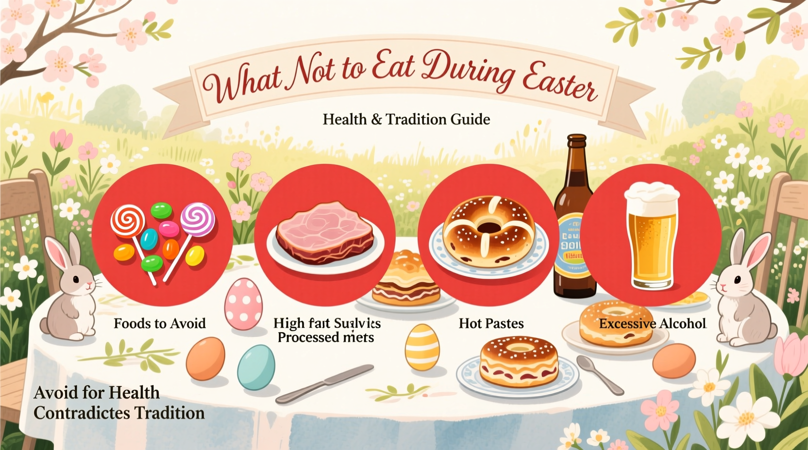 what not to eat during easter