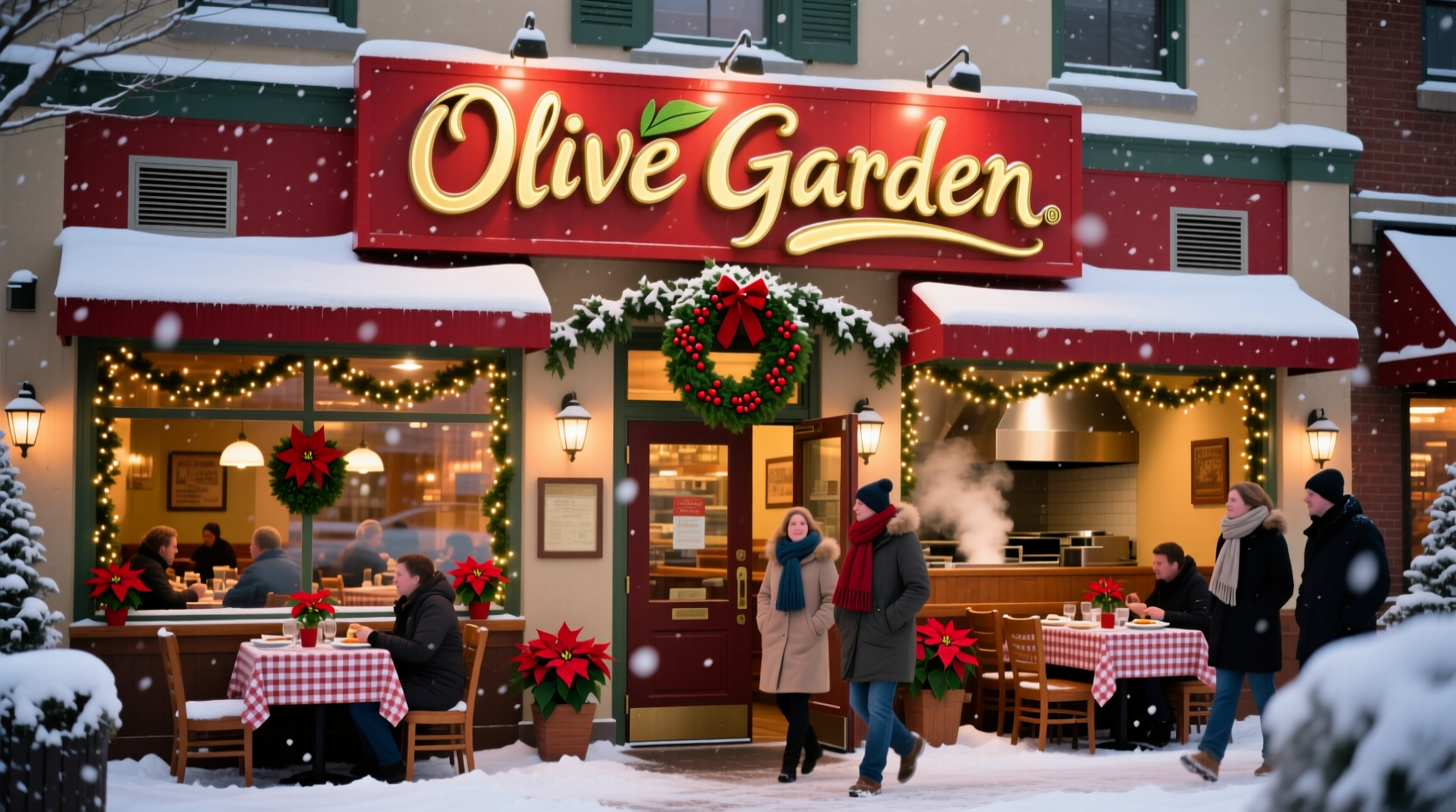 is olive garden open on new years