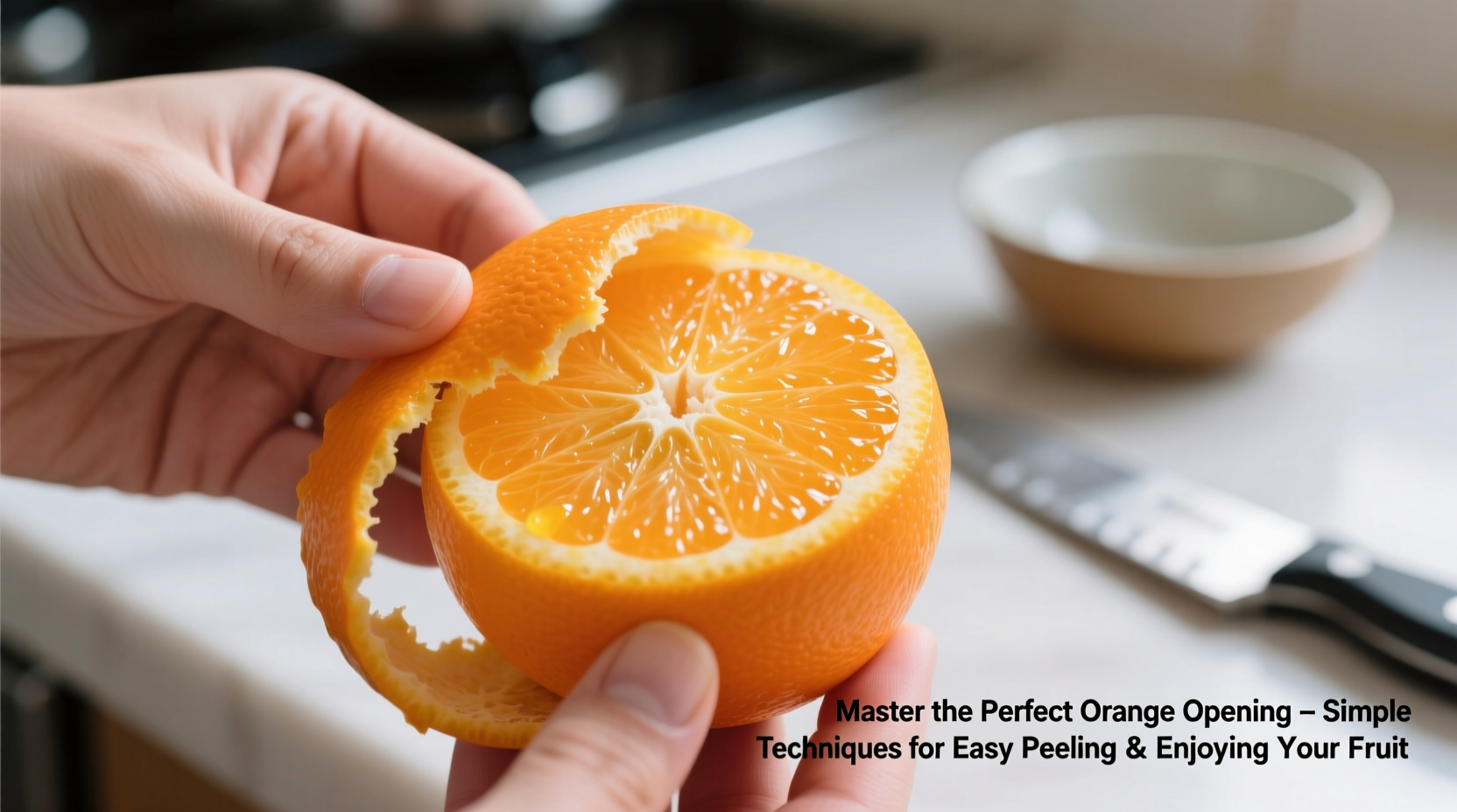 mastering the perfect orange opening simple techniques for easy peeling and enjoying your fruit