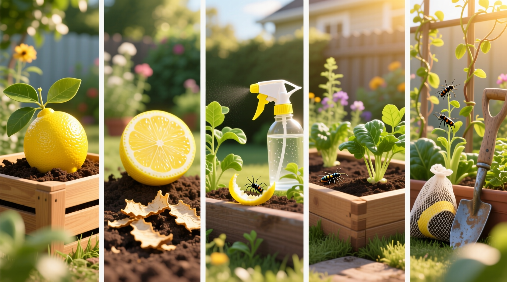 9 Proven Ways to Use Lemon Peels in Garden (With Science & Warnings)