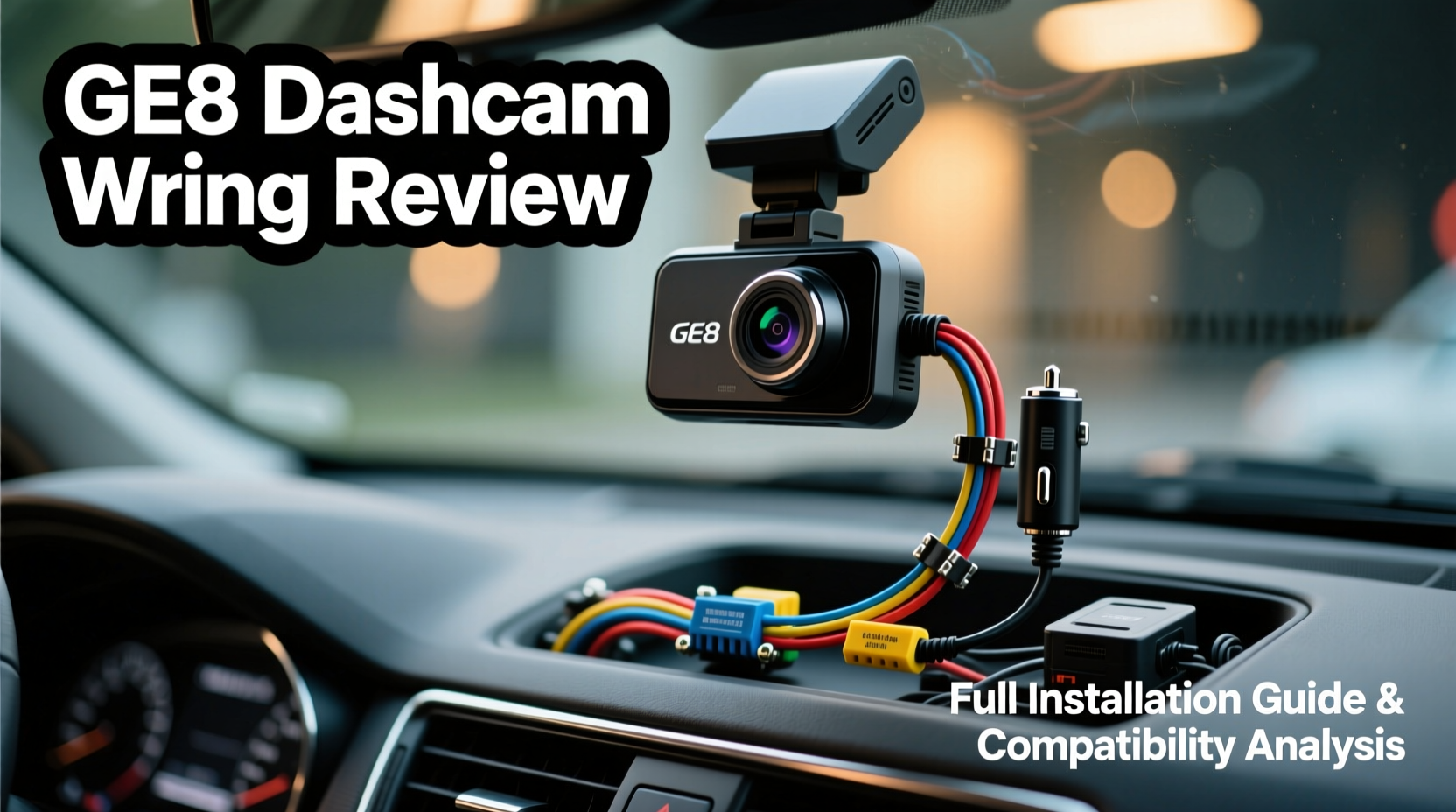 ge8 dashcam wiring review