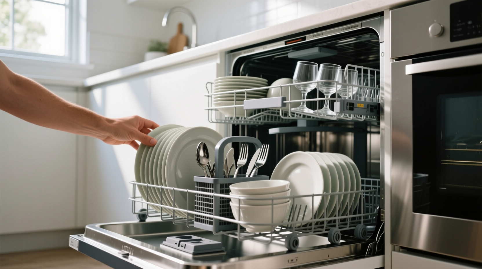 best way to load a dishwasher