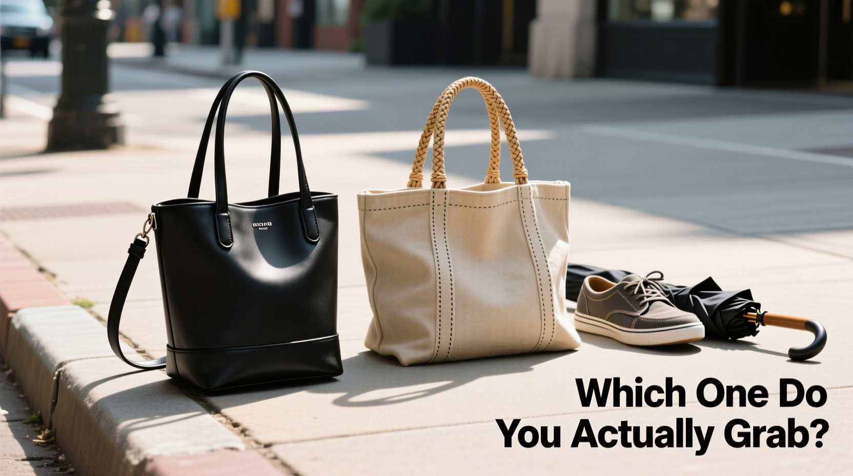 bucket bag vs tote bag which one do you actually grab for your commute