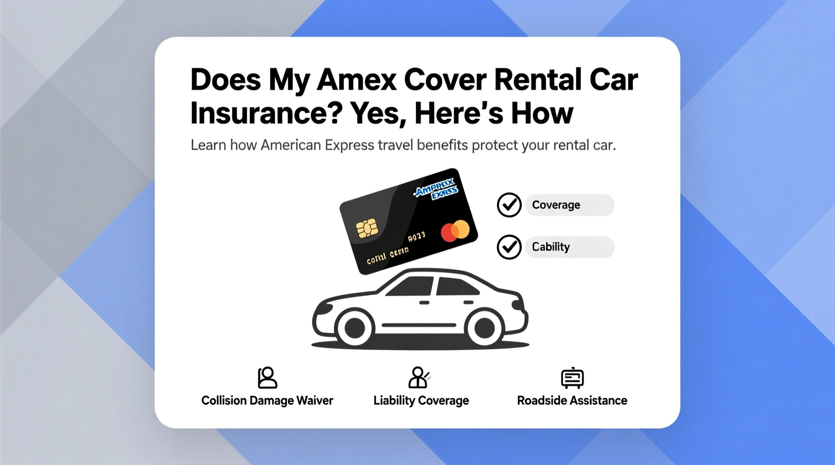 does my amex cover rental car insurance