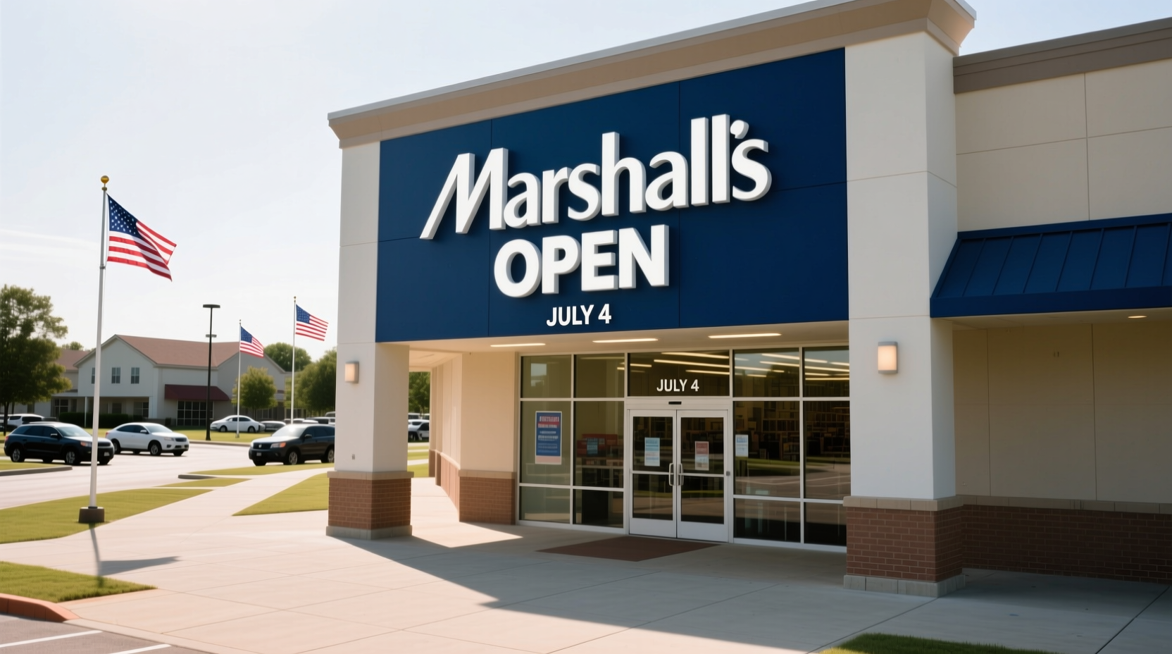 is marshalls open on july 4