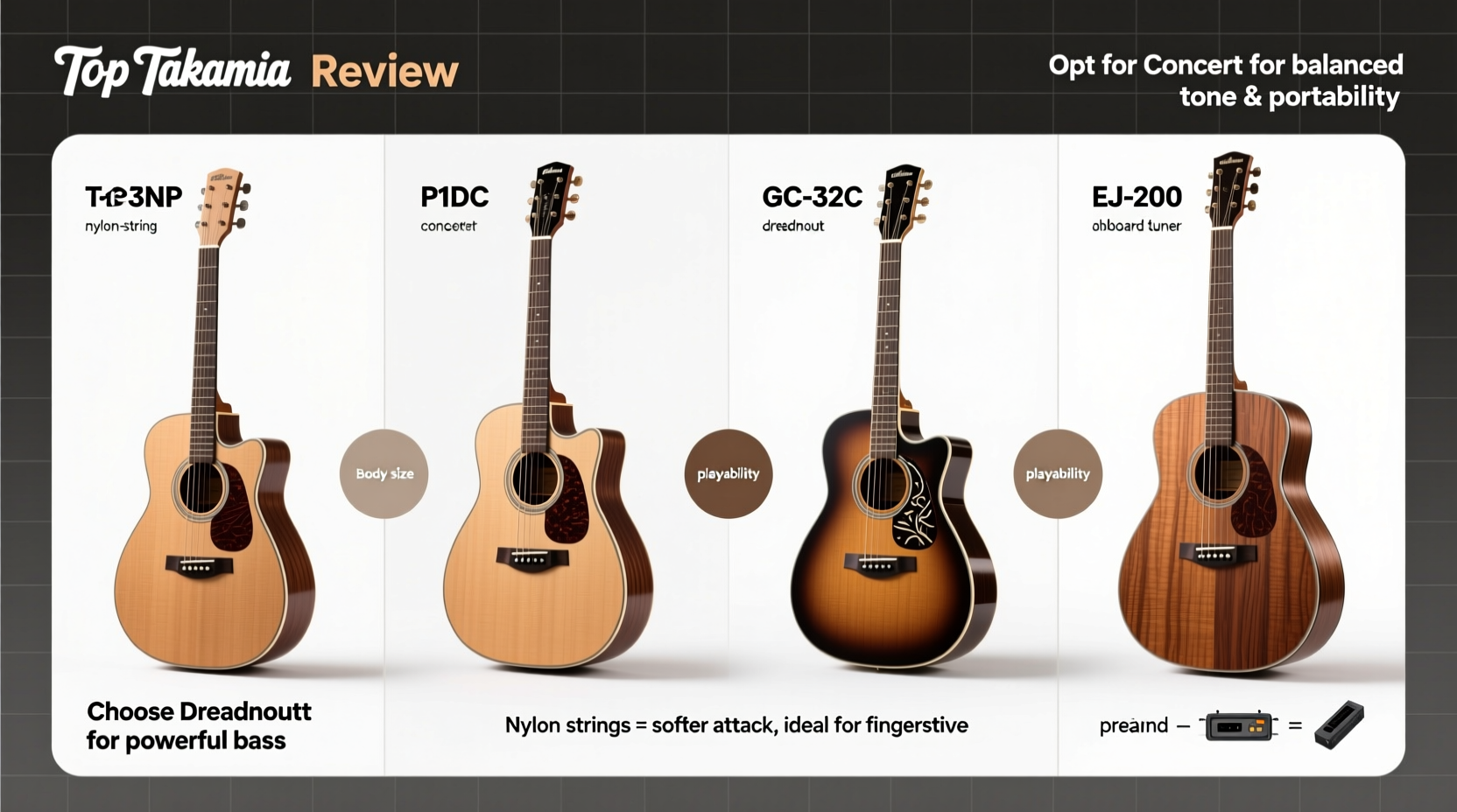 takamine acoustic guitars