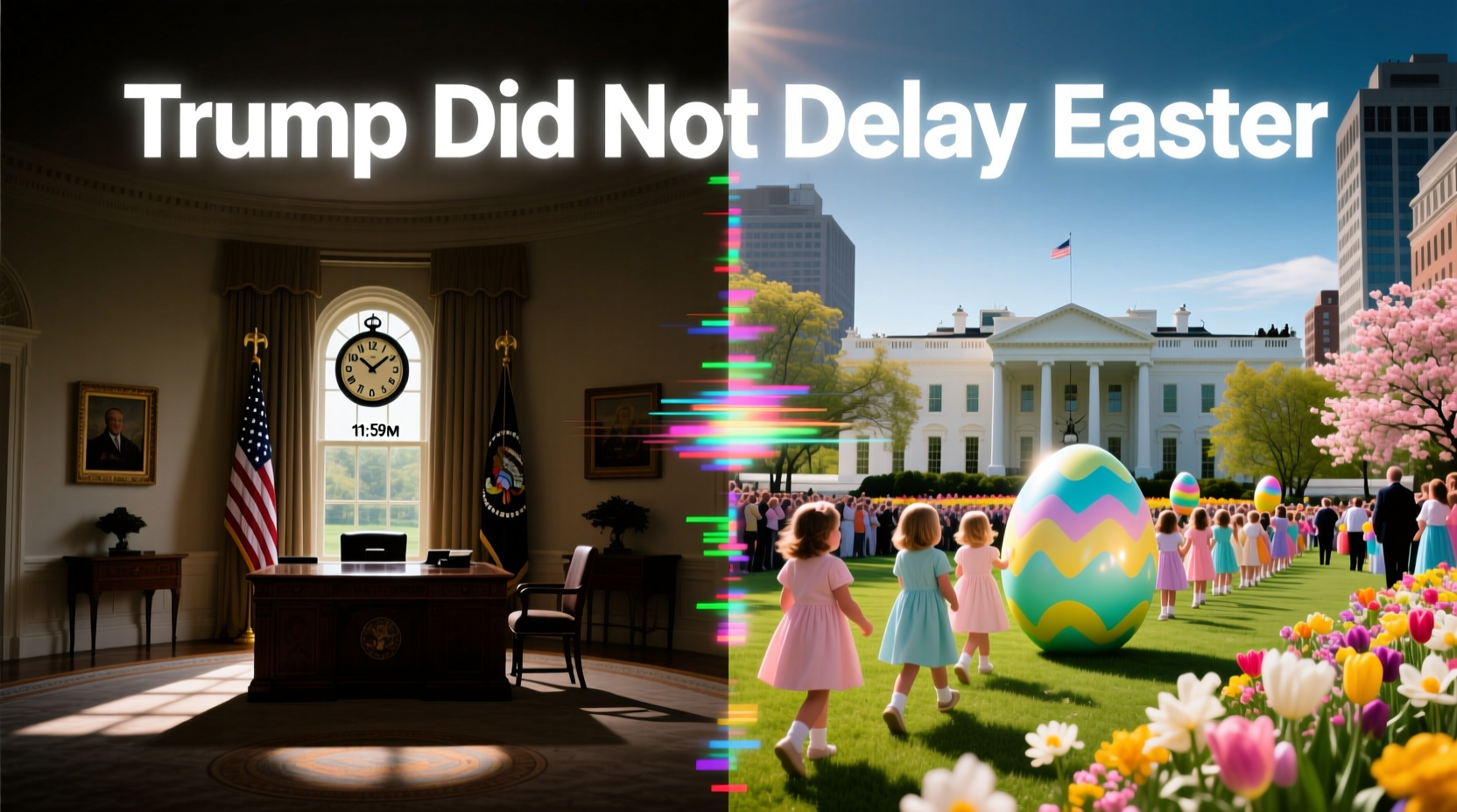 did trump delay easter