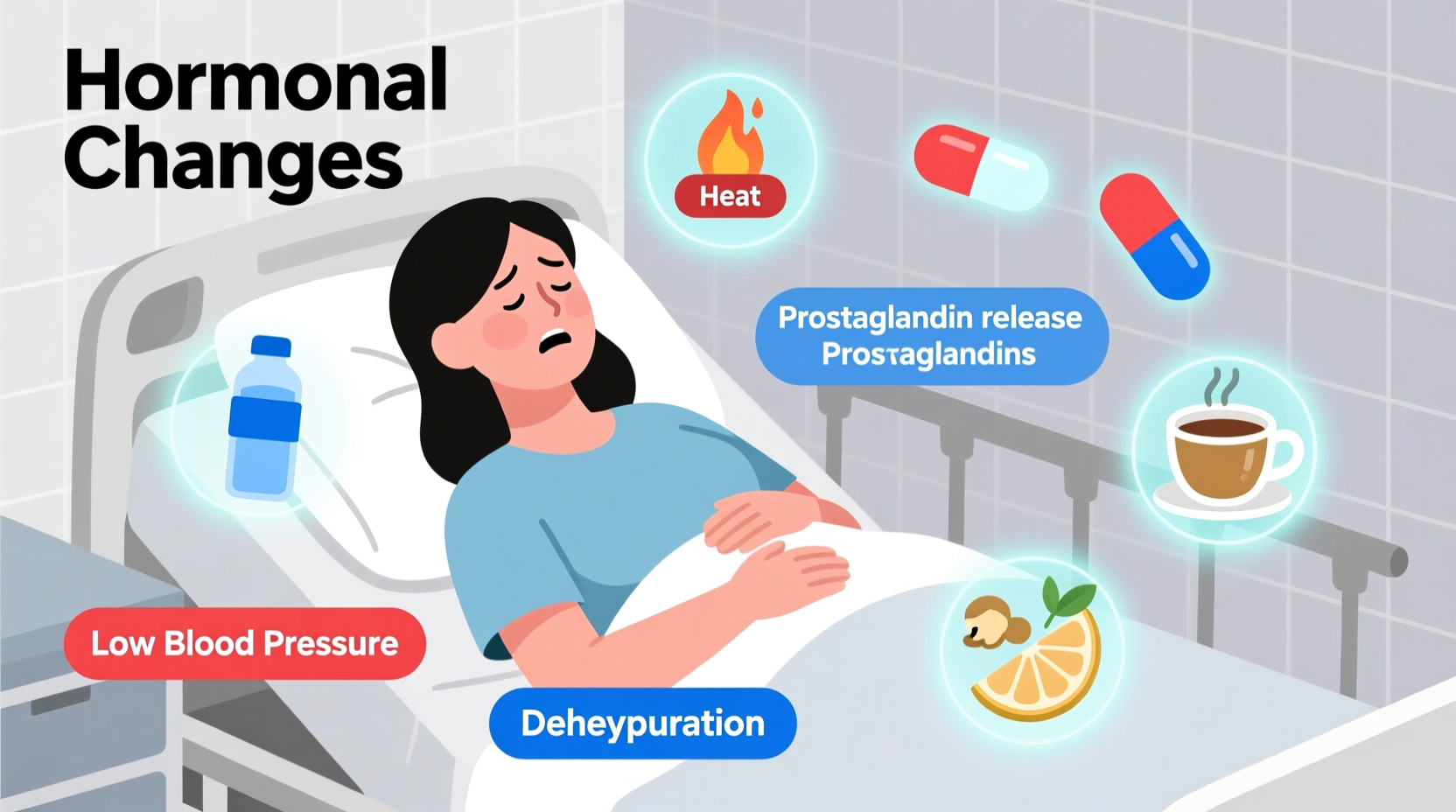 nausea after period common causes relief tips