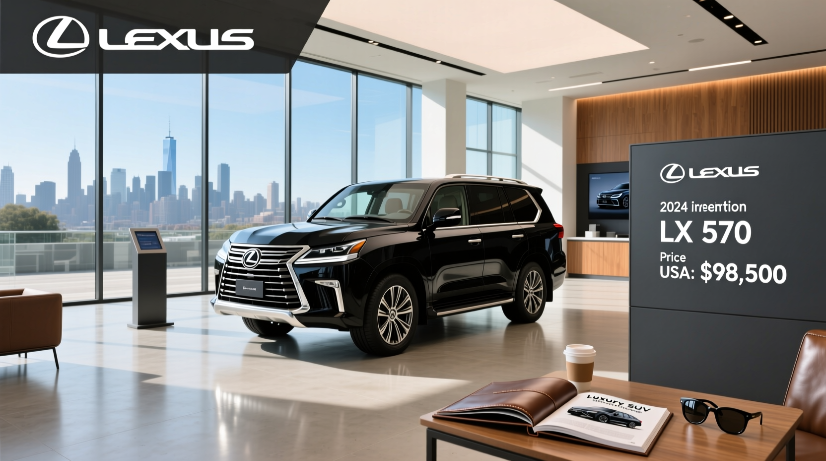 How much does a Lexus LX 570 cost in the USA?