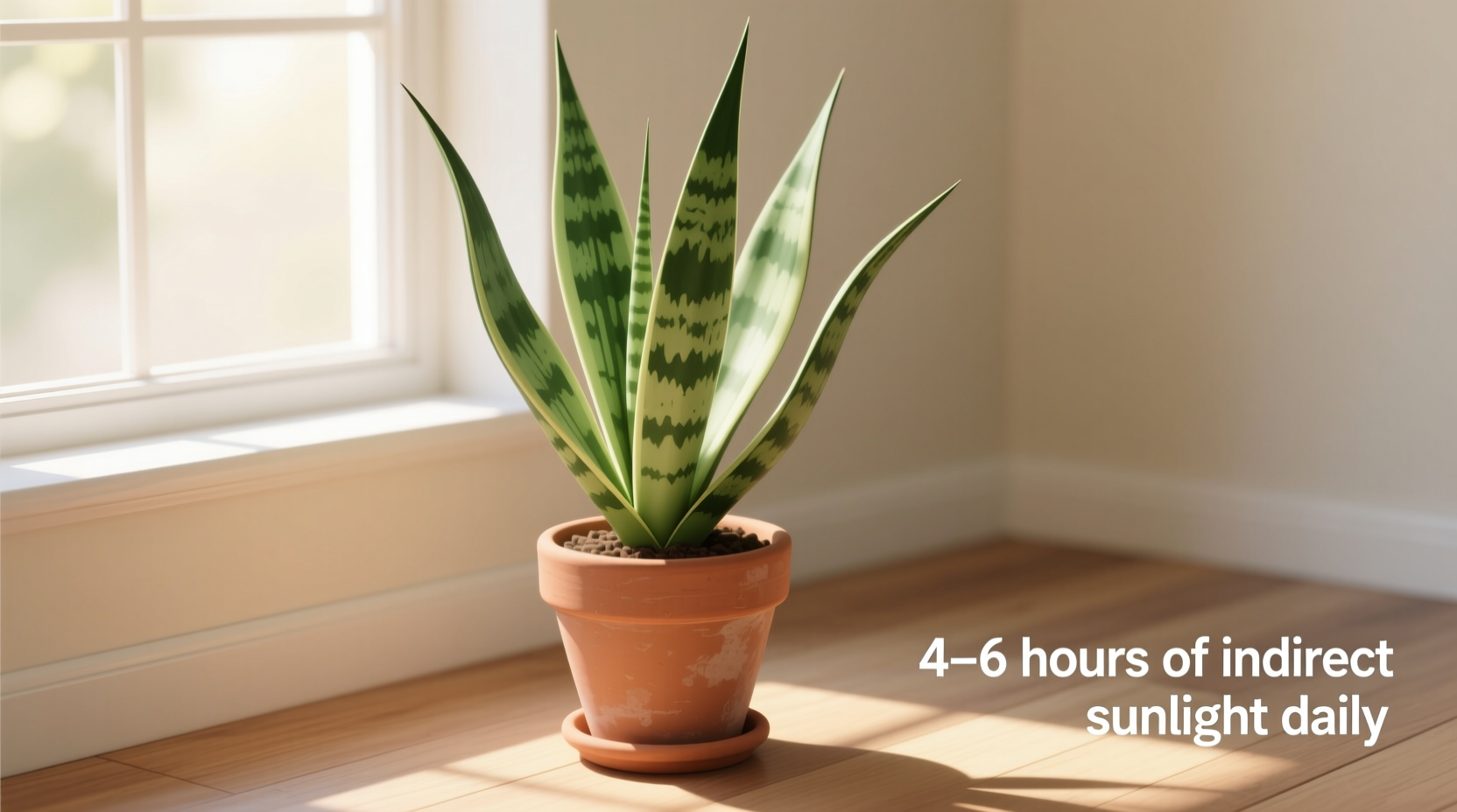 how much sun does a snake plant need