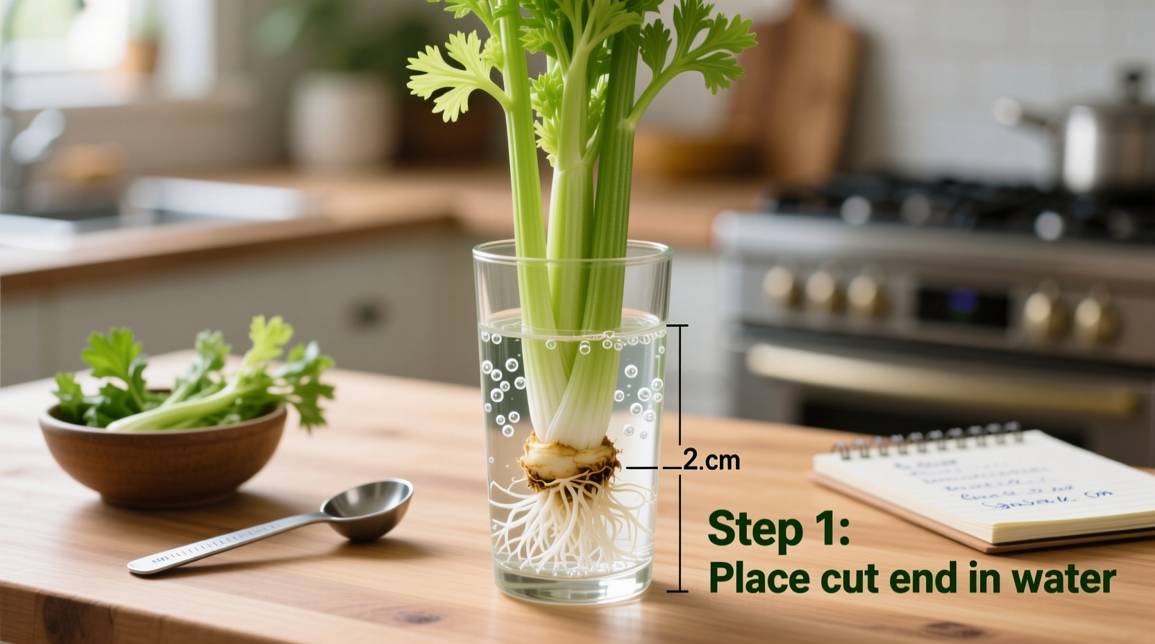 Regrow Celery from Scraps: 7-Day Water Method Guide