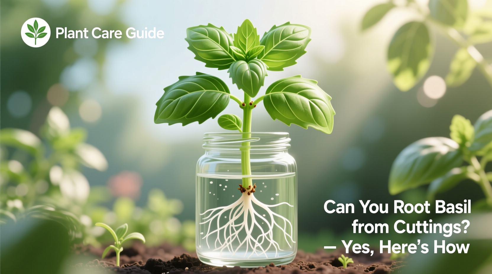 can you root basil from cuttings