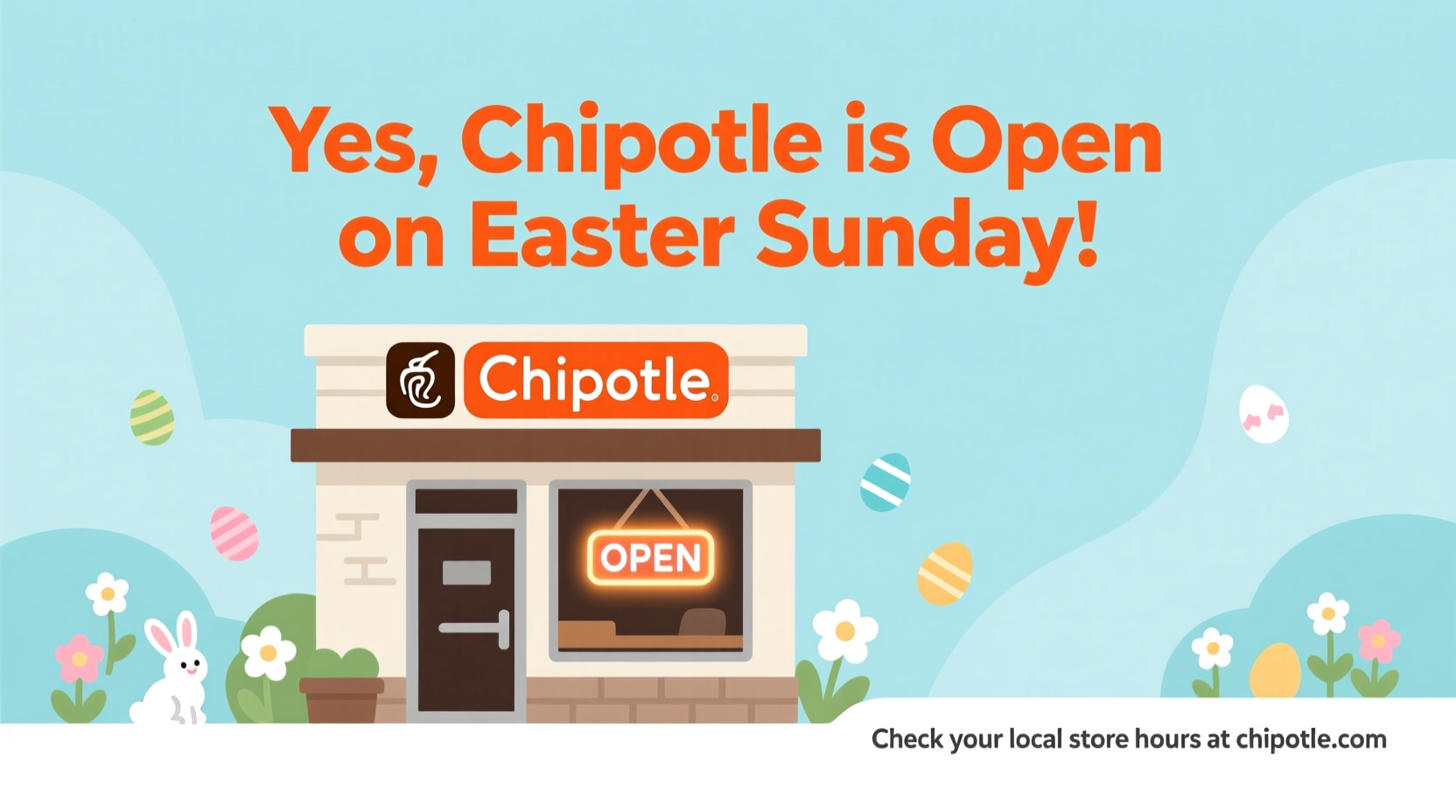 is chipotle open on easter sunday
