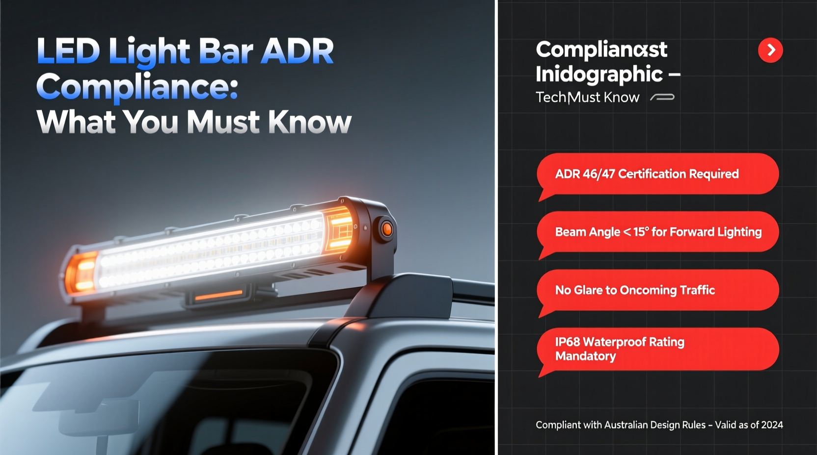 LED Light Bar ADR Compliance: What You Must Know