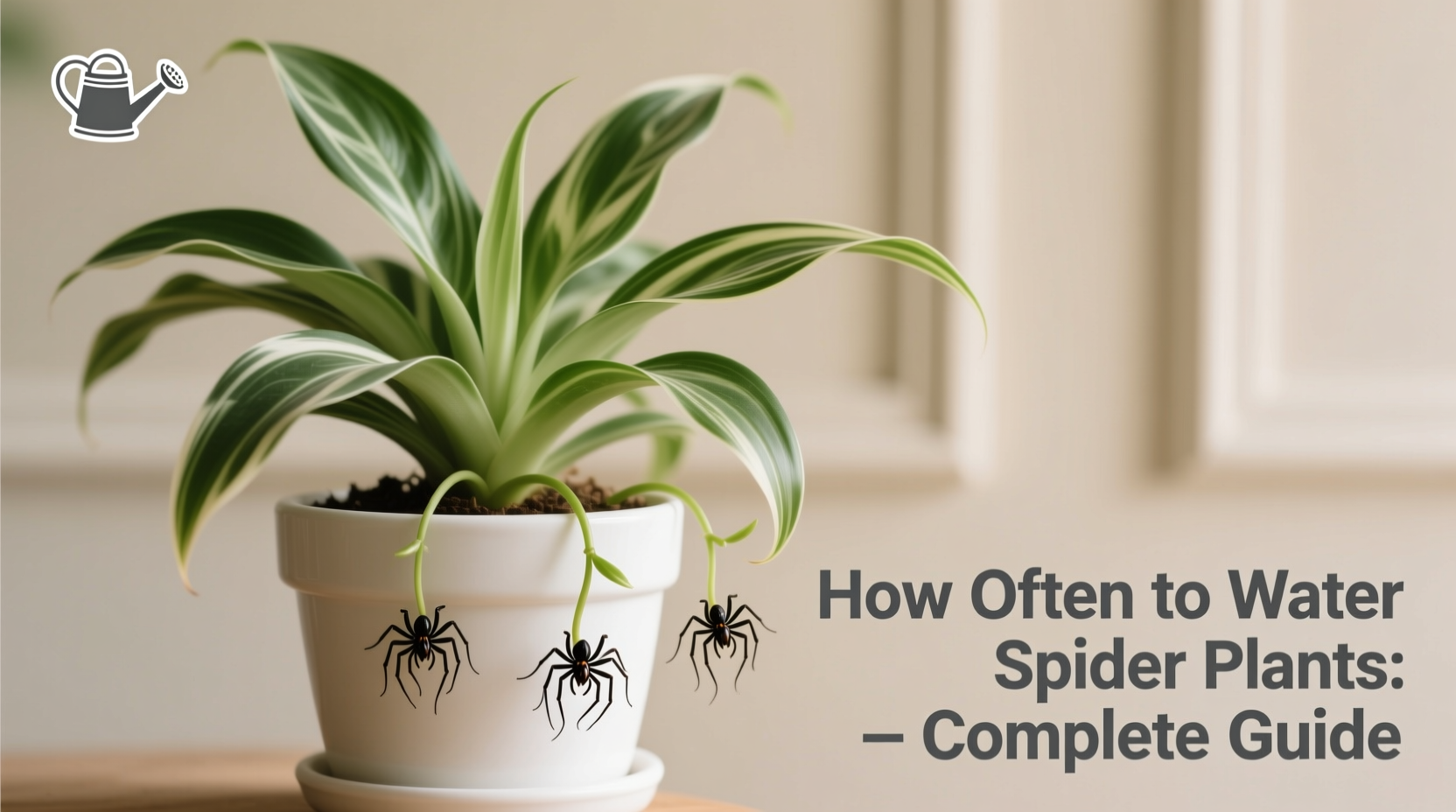 how often do you water spider plants