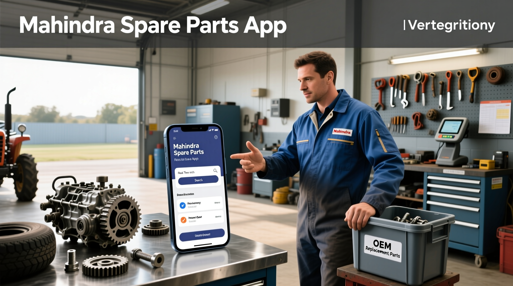 How to Use the Mahindra Spare Parts App for Genuine Components