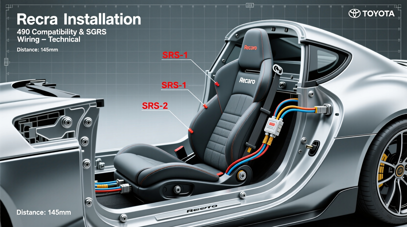 Supra Recaro Installation Guide: A90 Compatibility & SRS Wiring