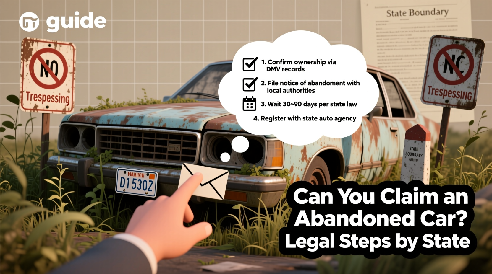 can you claim an abandoned car