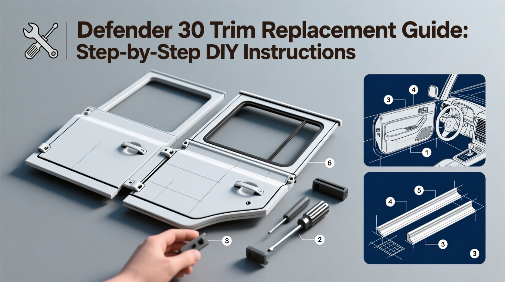 defender 90 trim replacement guide